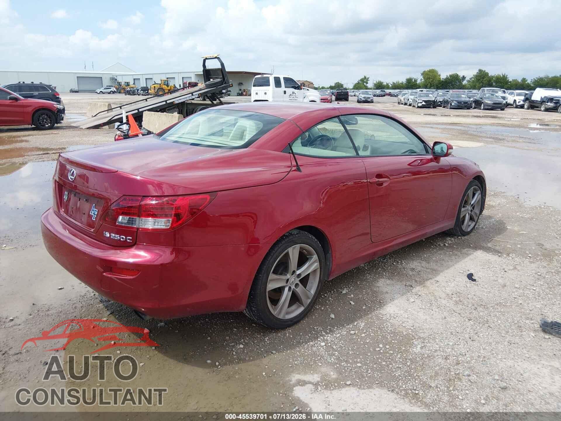 LEXUS IS 250C 2012 - JTHFF2C20C2525634
