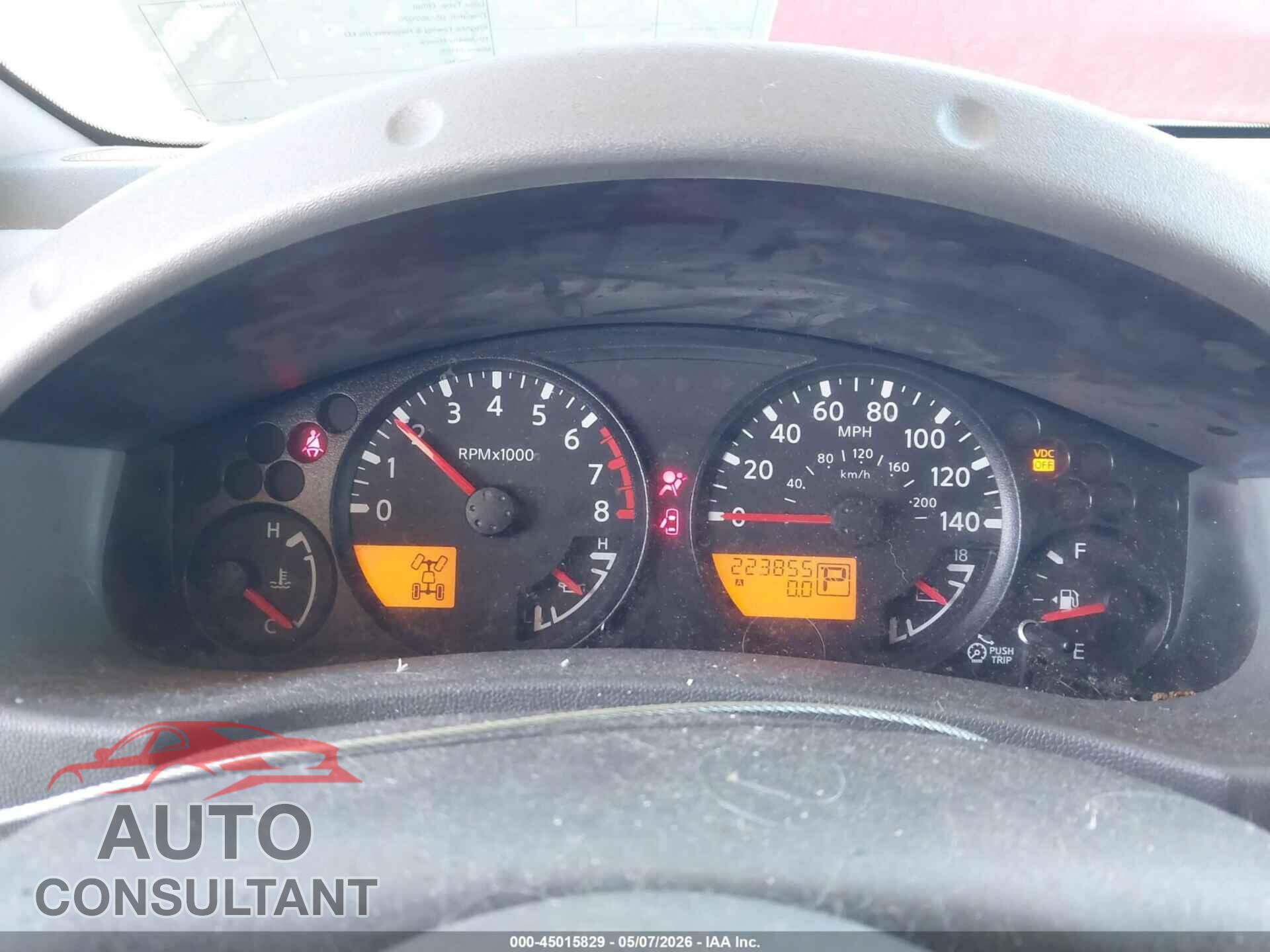NISSAN FRONTIER 2011 - 1N6AD0FV6BC401028