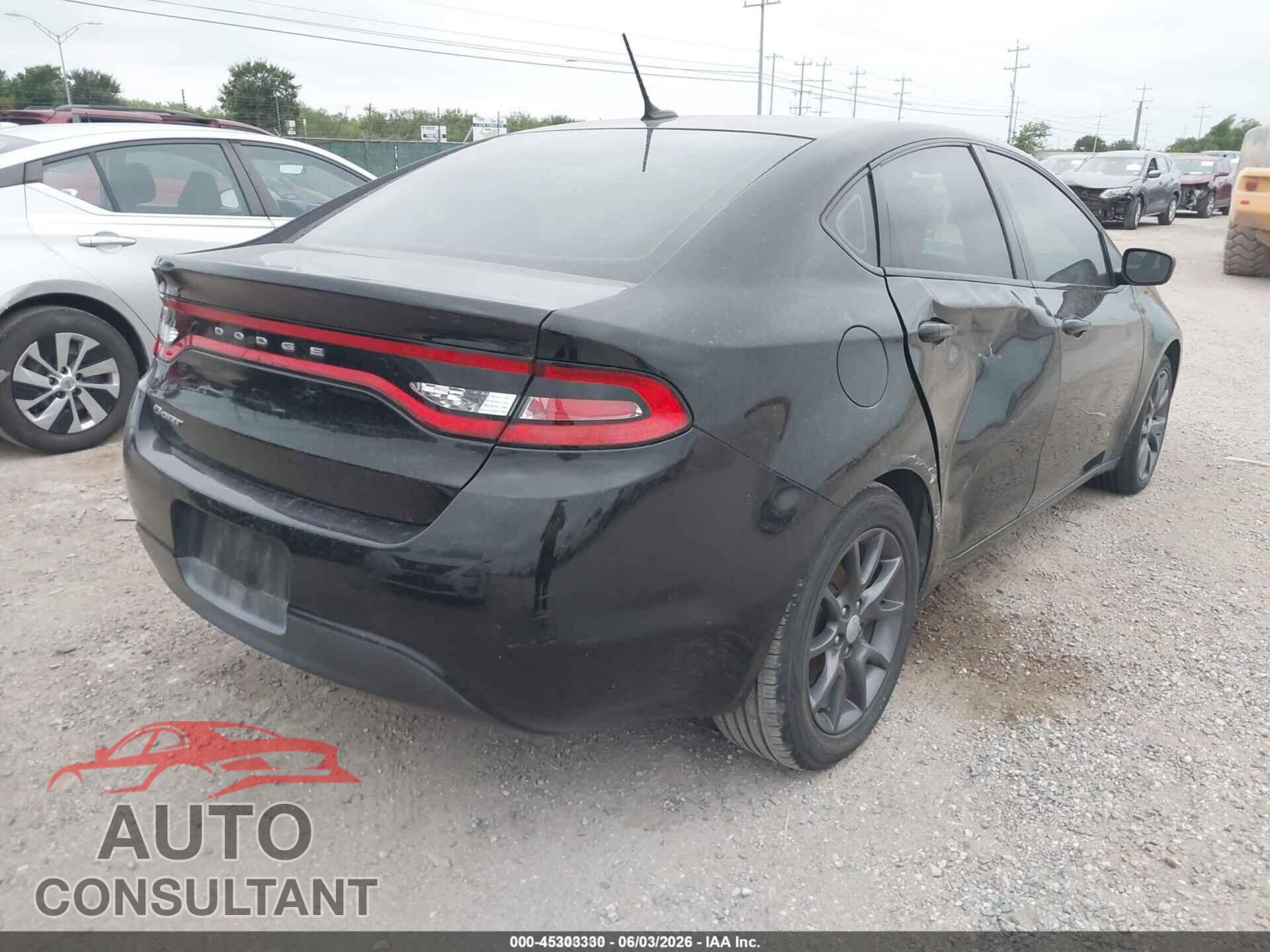 DODGE DART 2015 - 1C3CDFAA5FD433587