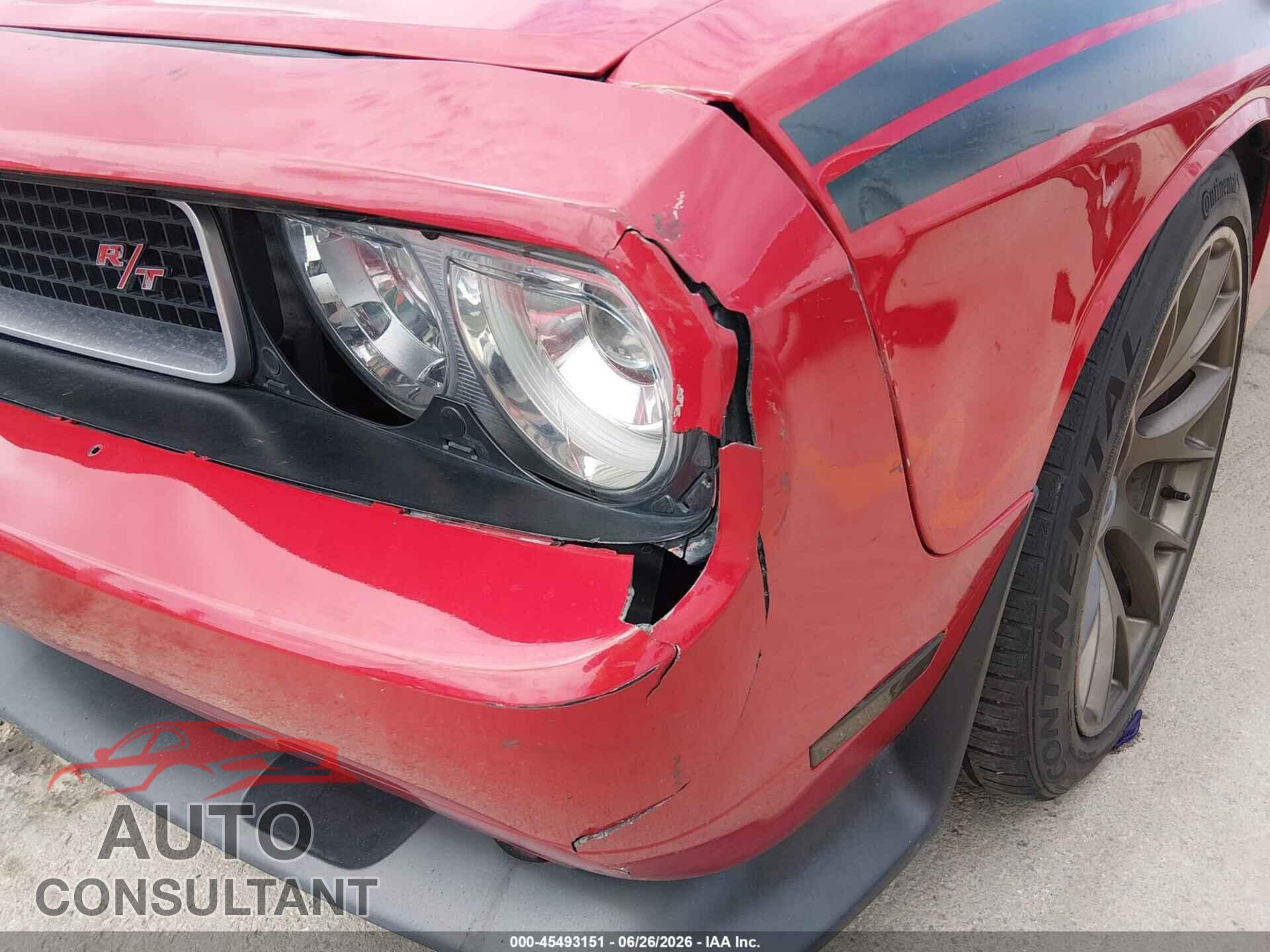 DODGE CHALLENGER 2013 - 2C3CDYBTXDH501586