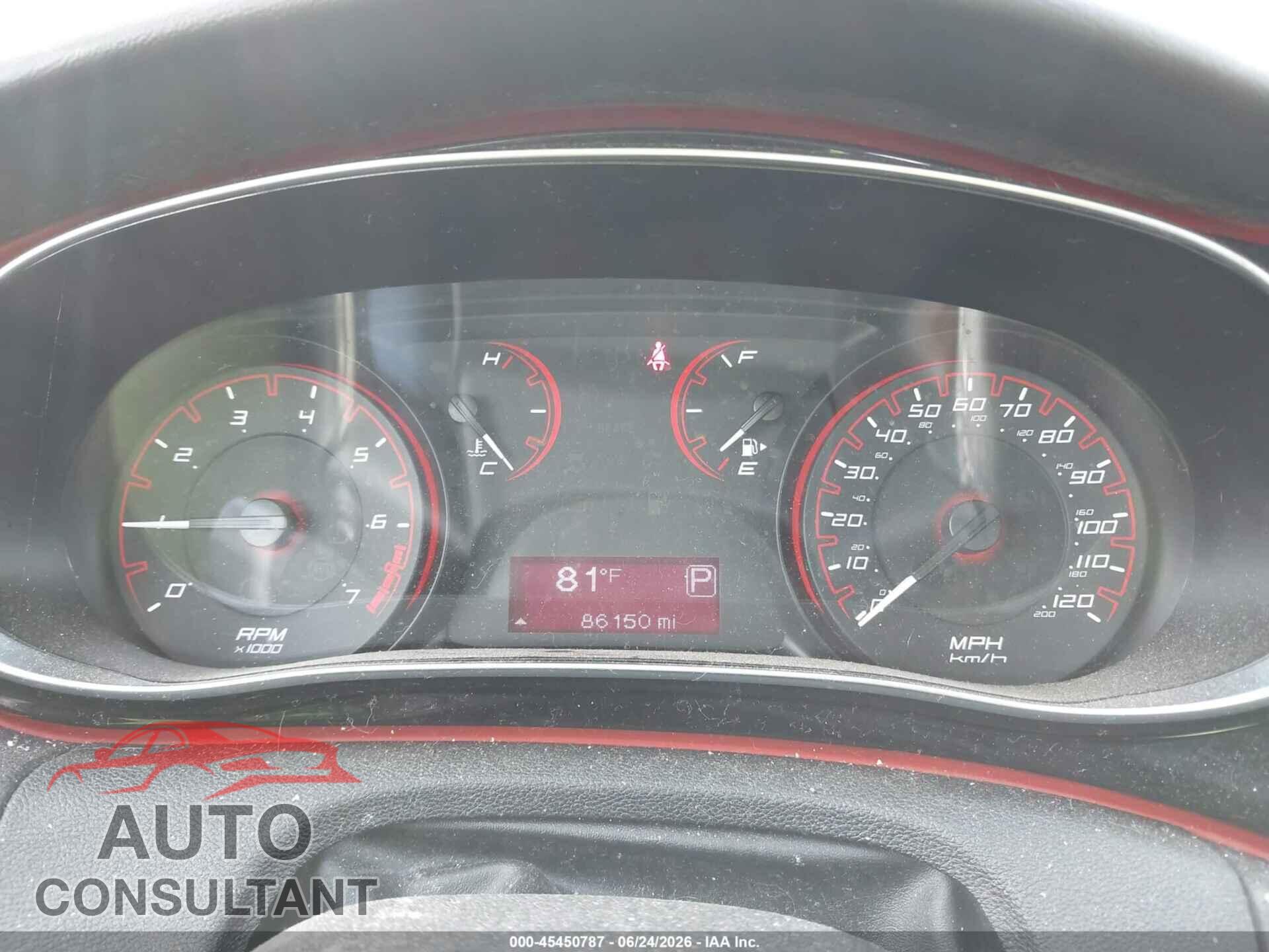 DODGE DART 2016 - 1C3CDFFA9GD818337