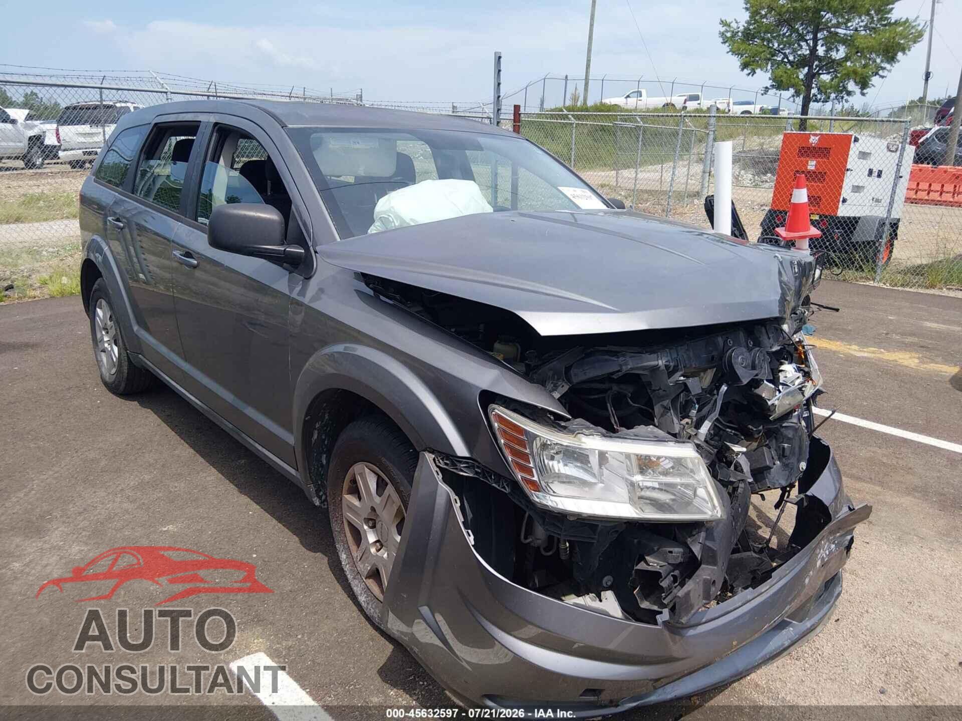 DODGE JOURNEY 2012 - 3C4PDCAB4CT204358