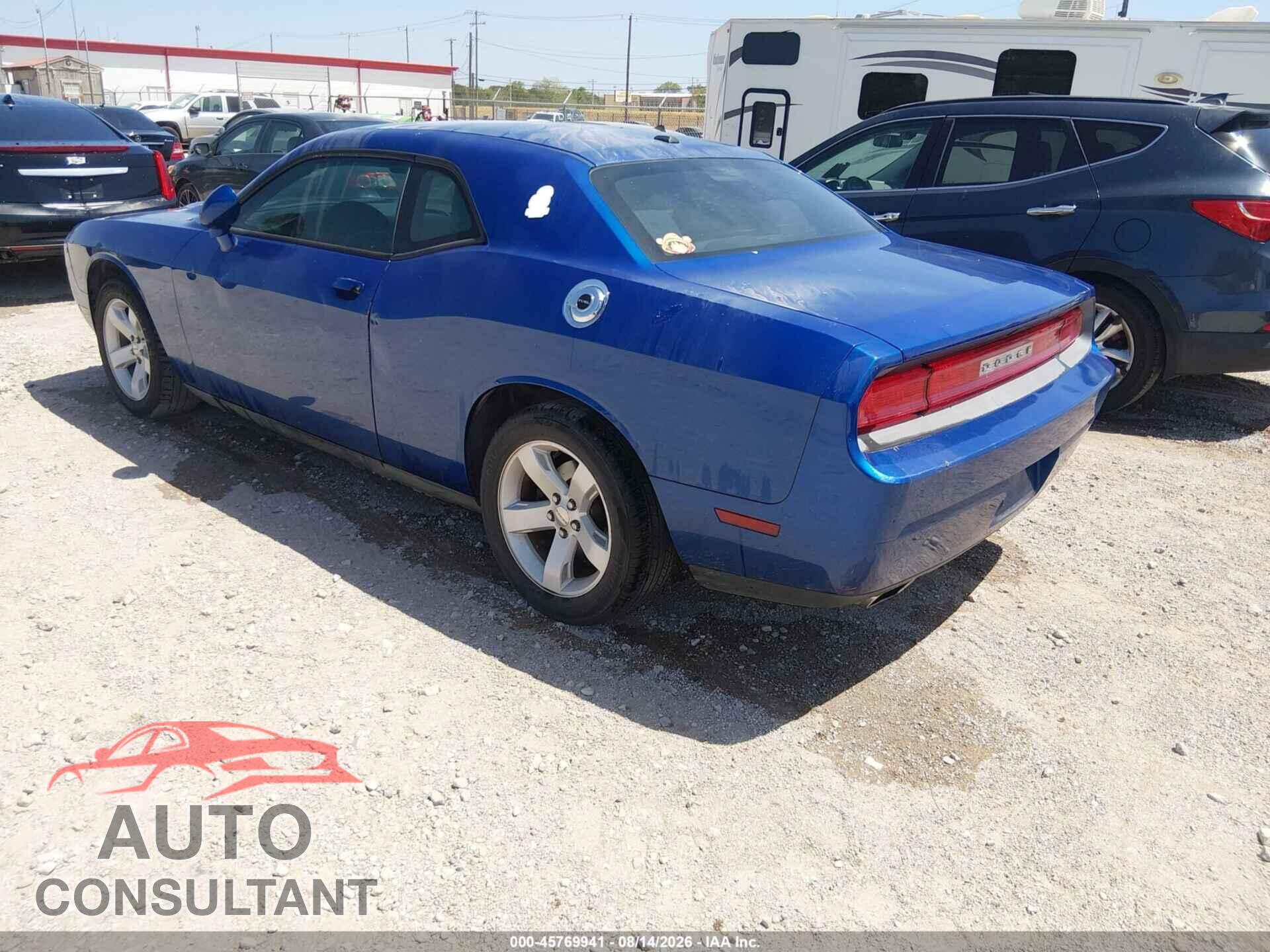 DODGE CHALLENGER 2012 - 2C3CDYAG8CH280914