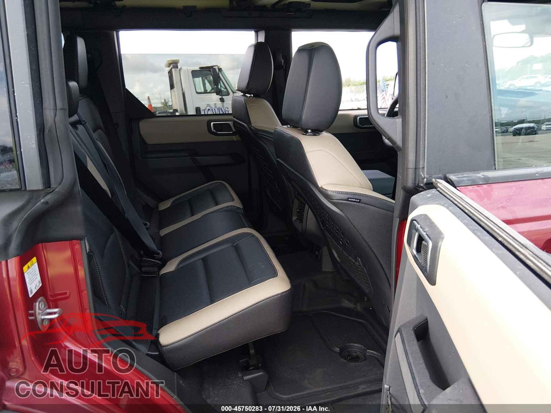FORD BRONCO 2025 - 1FMDE7BHXSLB66912