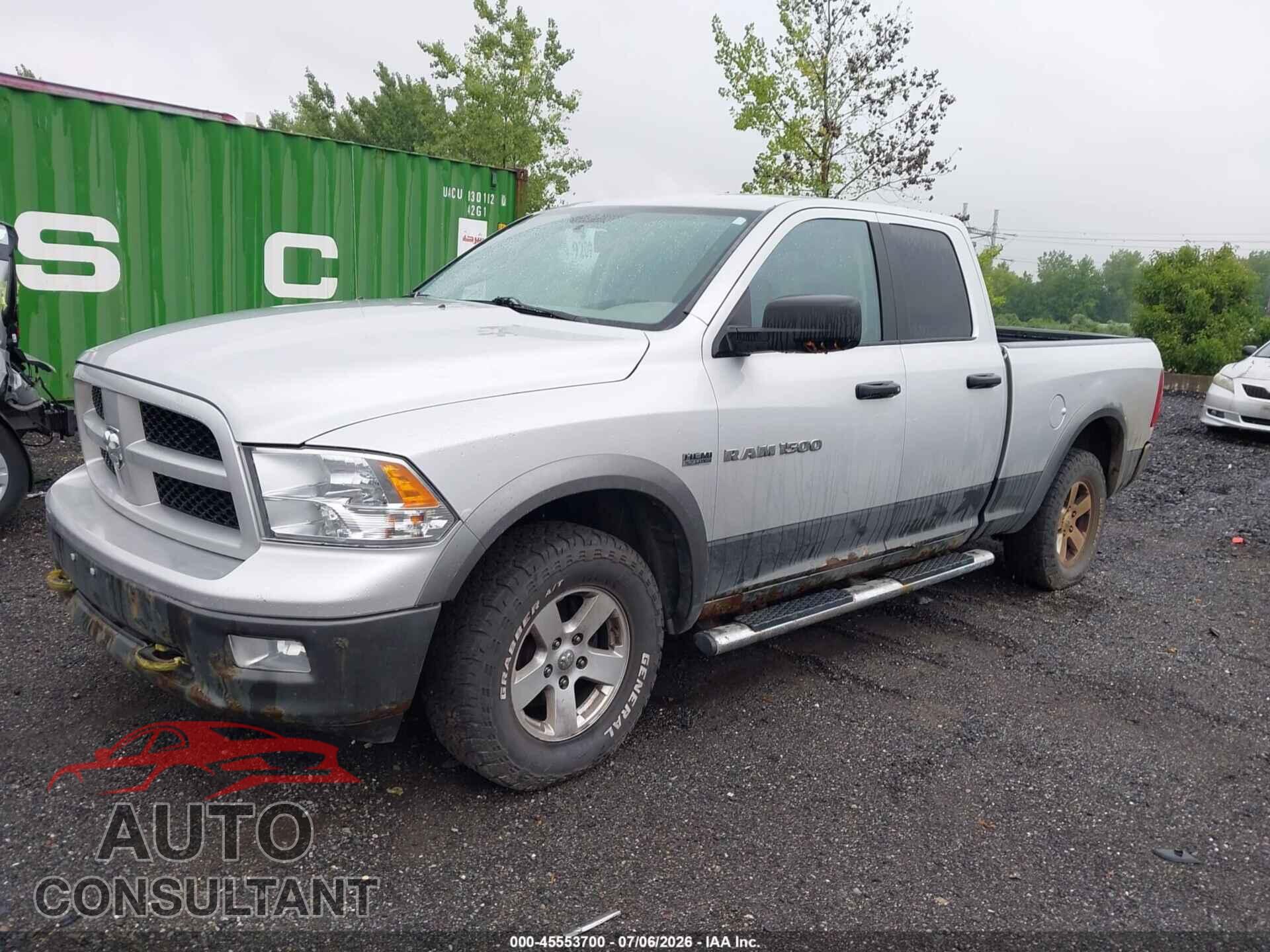 DODGE RAM 1500 2012 - 1C6RD7GT6CS151235