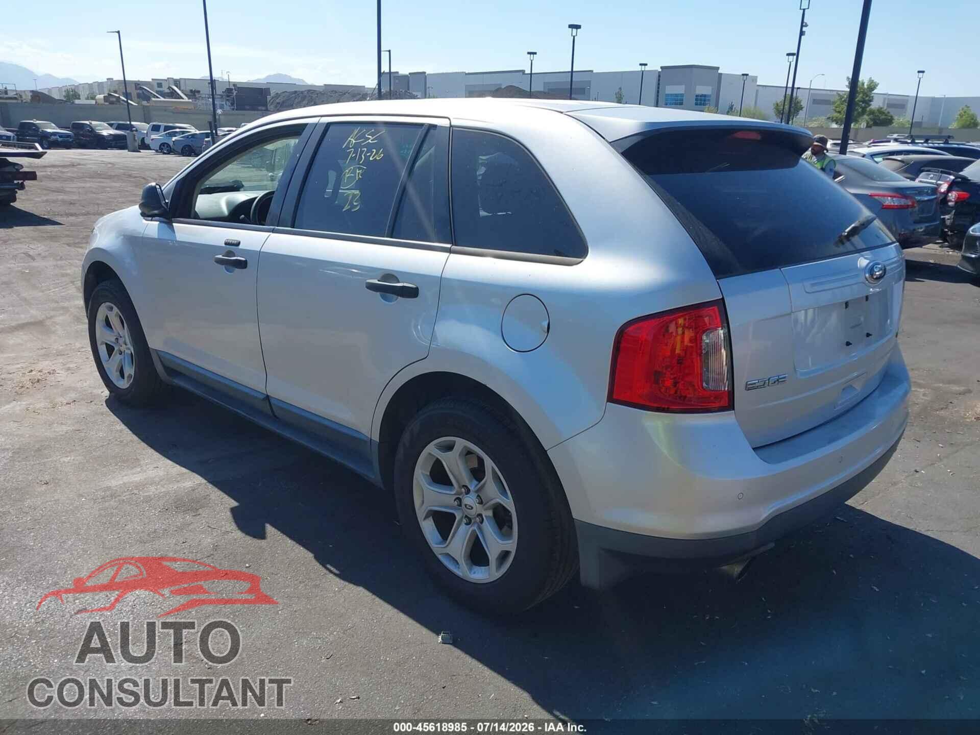 FORD EDGE 2013 - 2FMDK3G92DBB83080