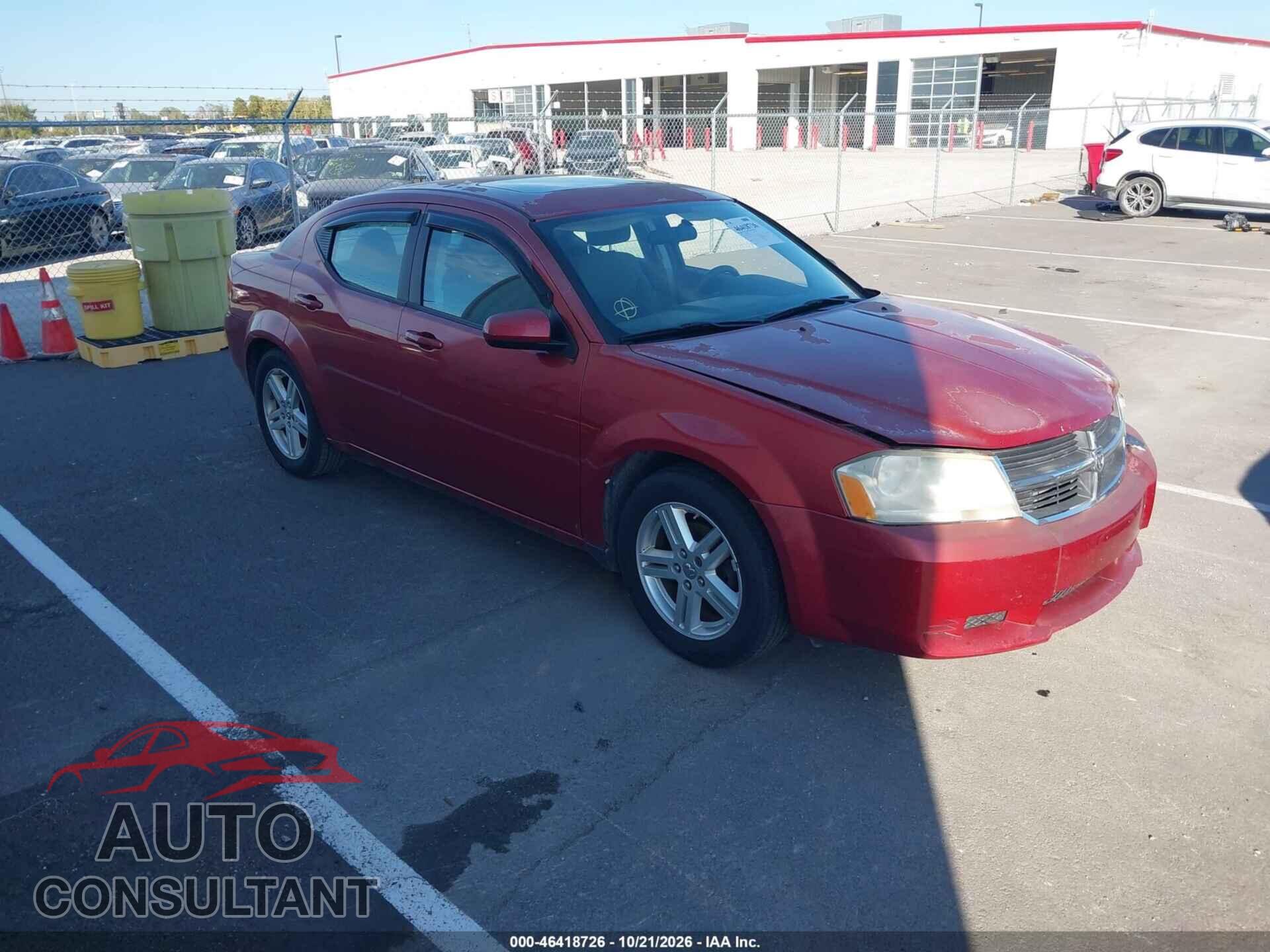 DODGE AVENGER 2010 - 1B3CC1FB9AN187103