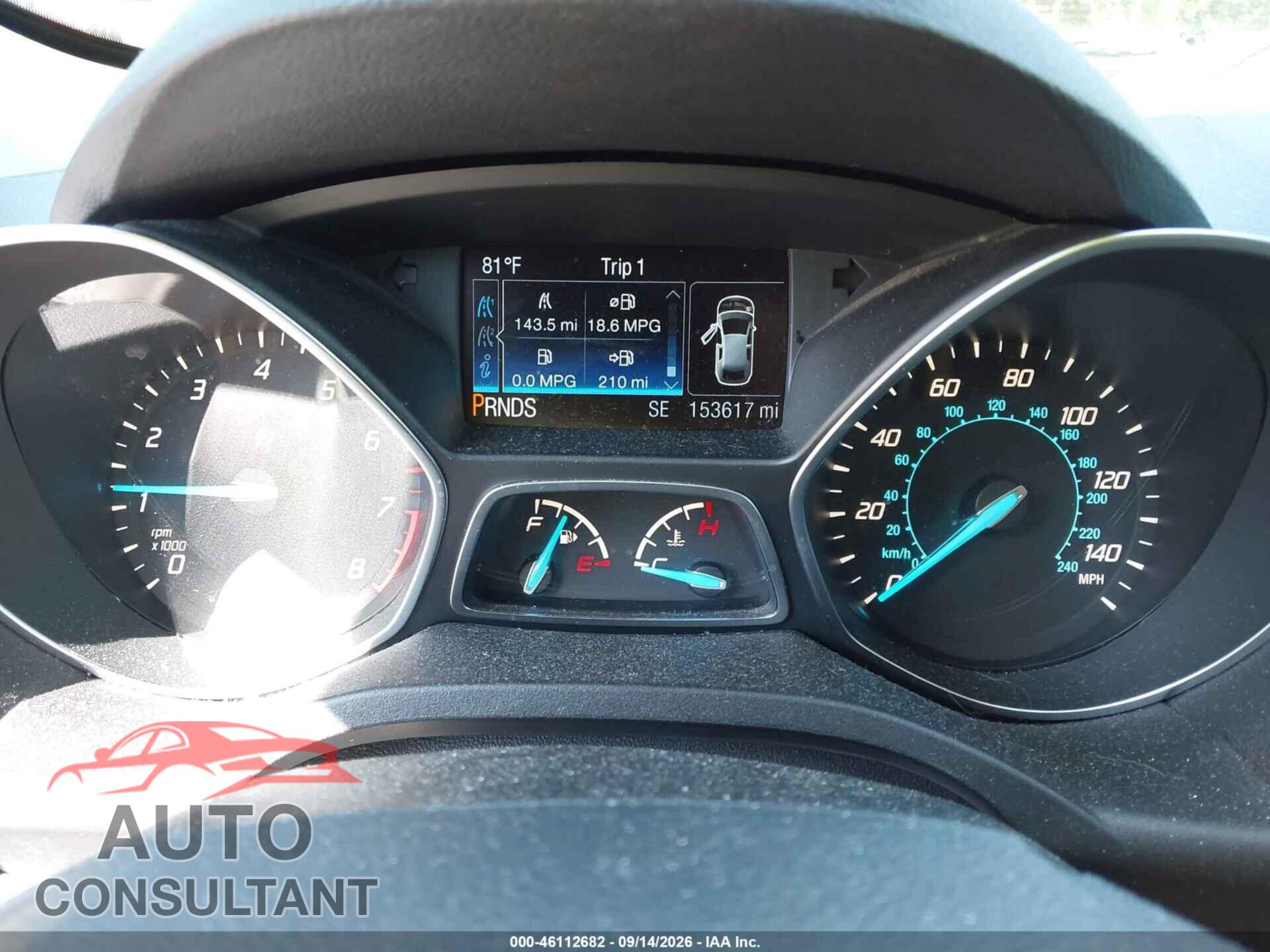 FORD ESCAPE 2015 - 1FMCU0JX4FUC55809