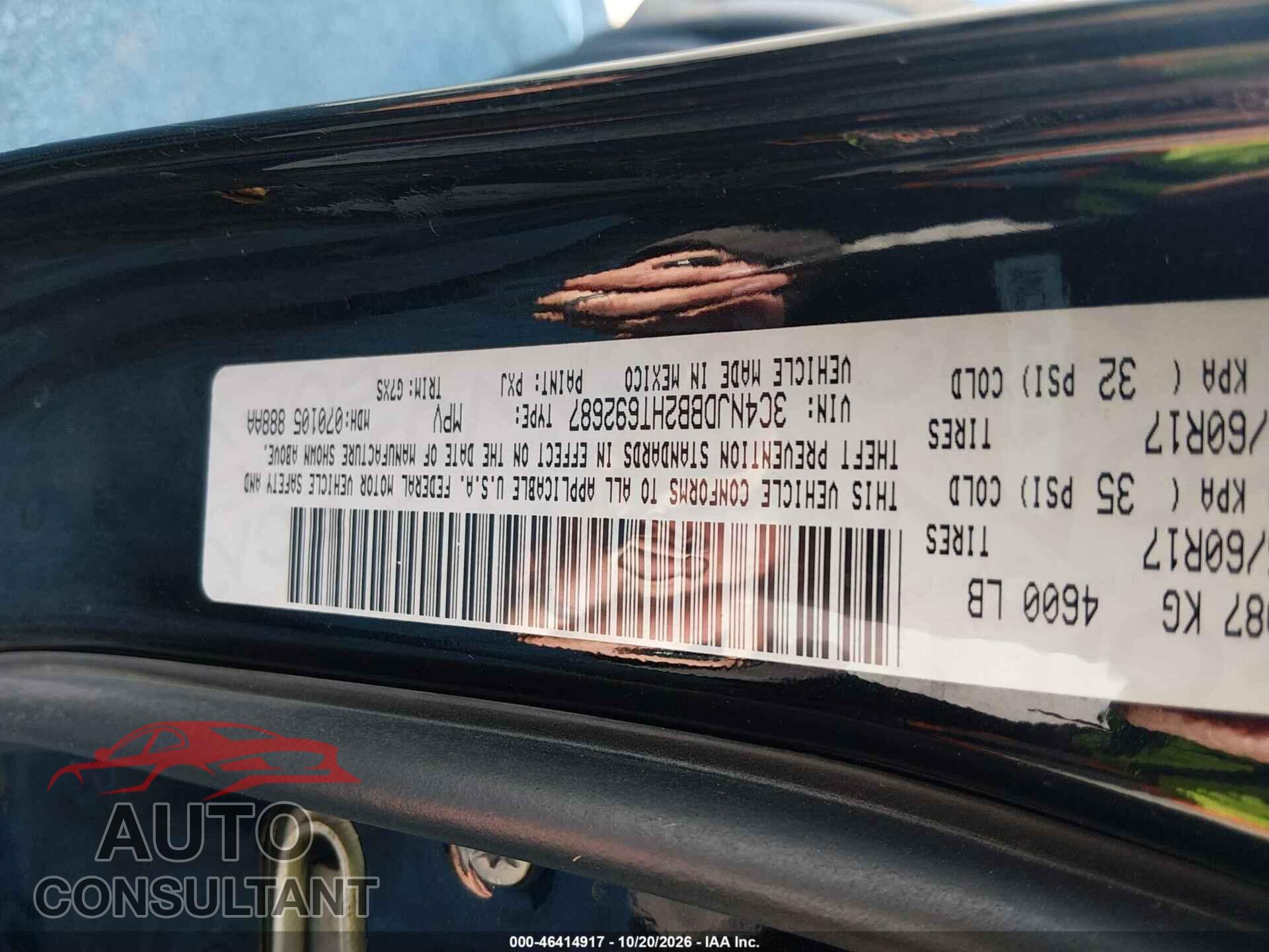 JEEP NEW COMPASS 2017 - 3C4NJDBB2HT692687