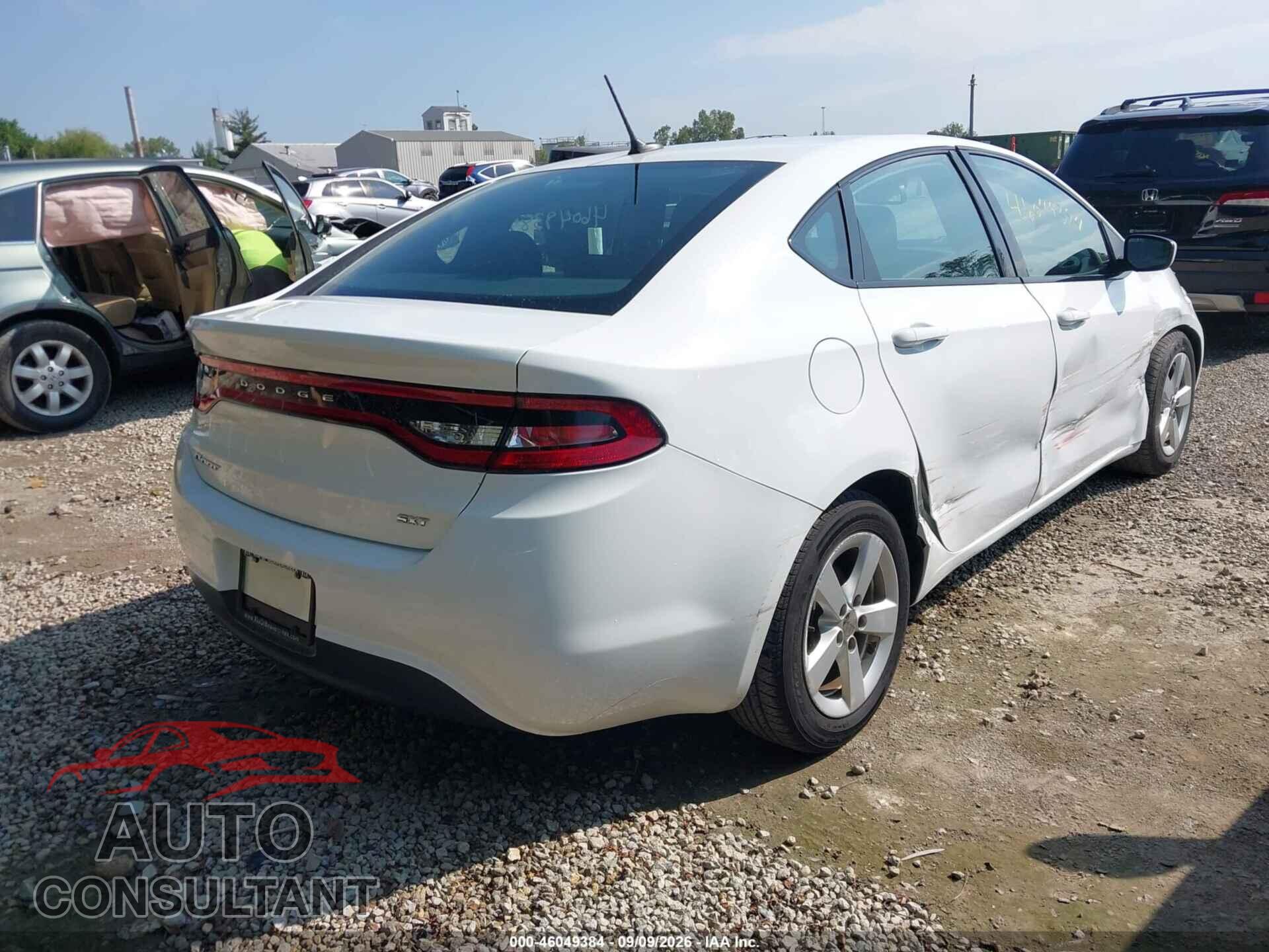 DODGE DART 2015 - 1C3CDFBB6FD420466