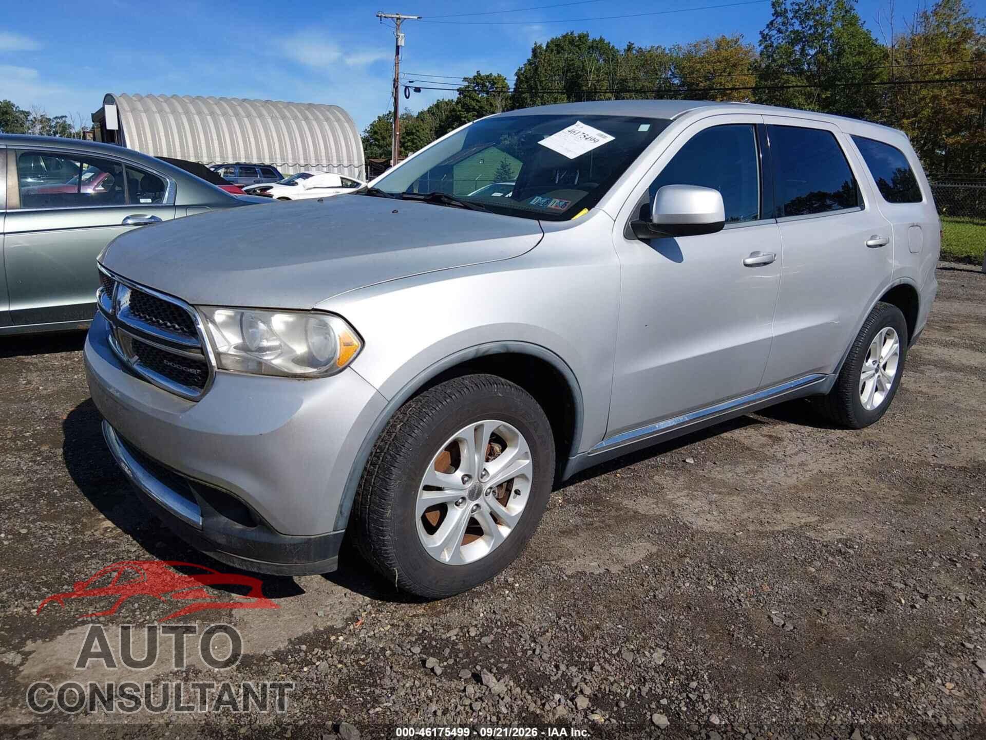 DODGE DURANGO 2012 - 1C4RDJAG2CC110872