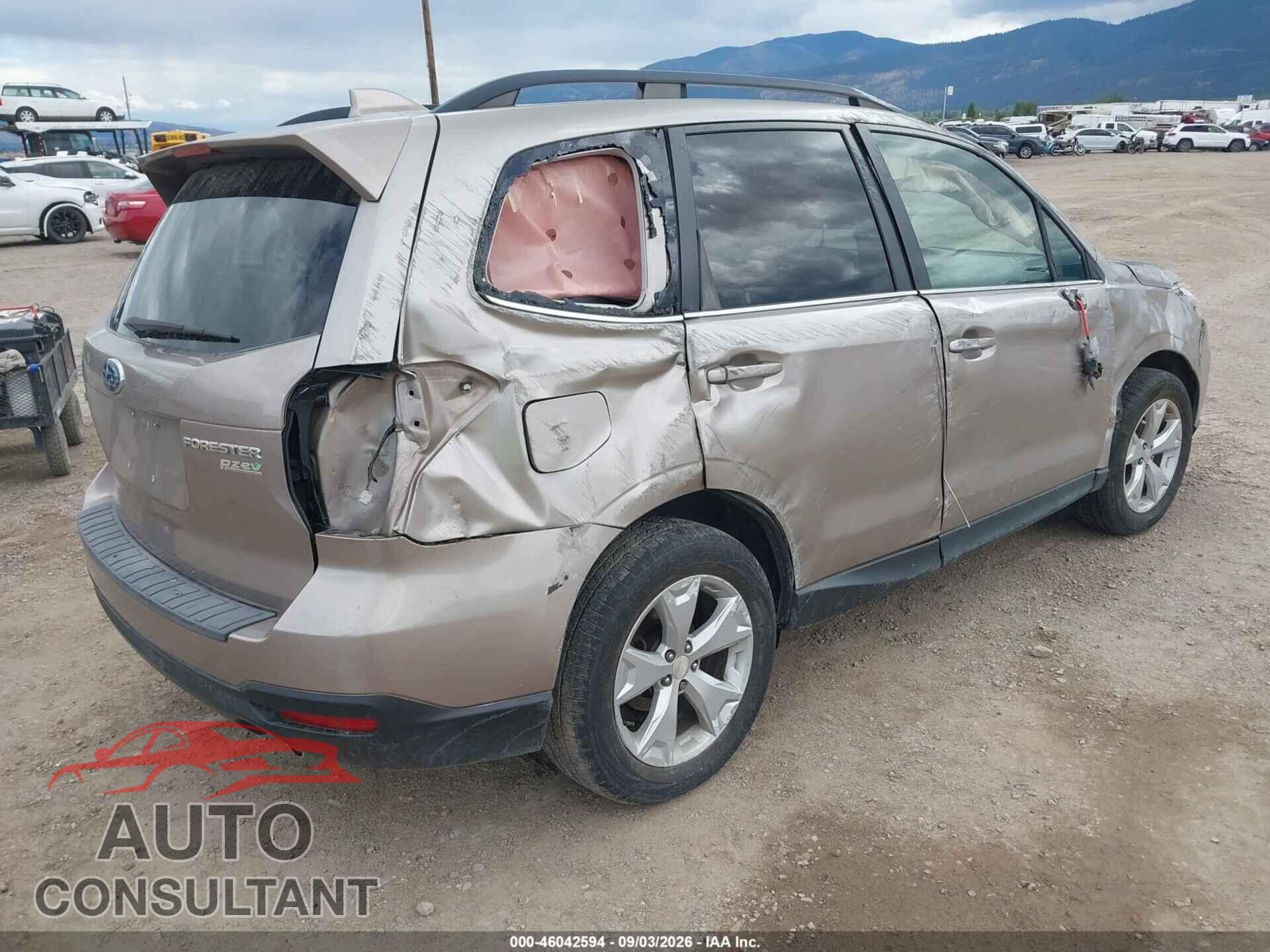 SUBARU FORESTER 2016 - JF2SJARC0GH500701