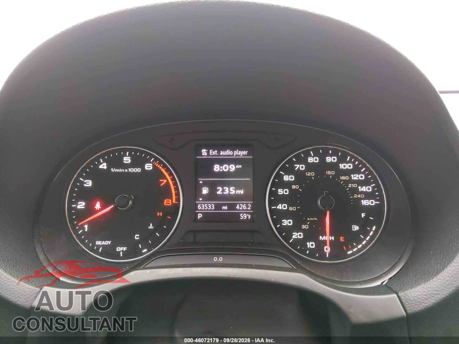 AUDI A3 2018 - WAUAUGFF6J1036362