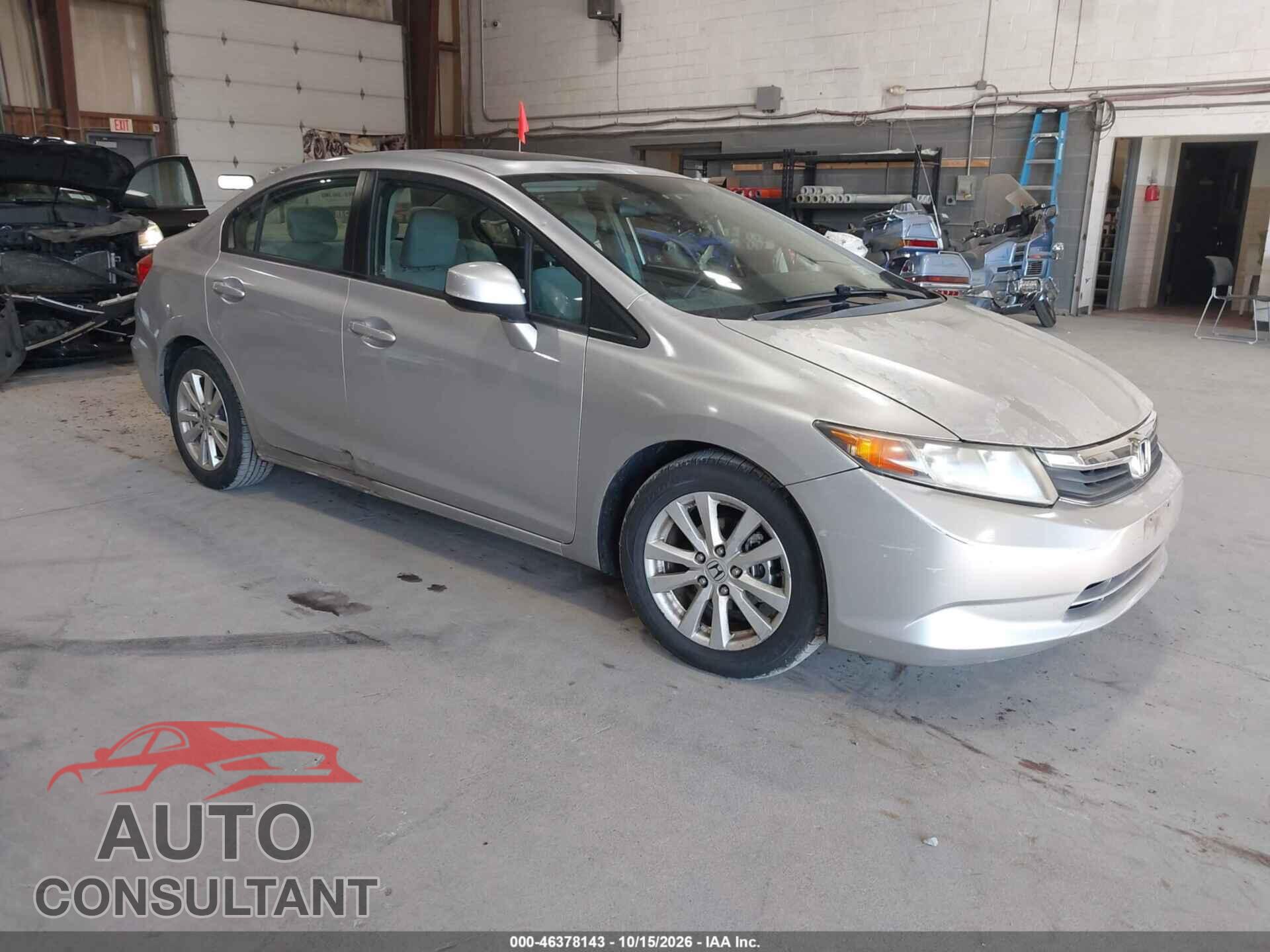 HONDA CIVIC 2012 - 2HGFB2F81CH327389