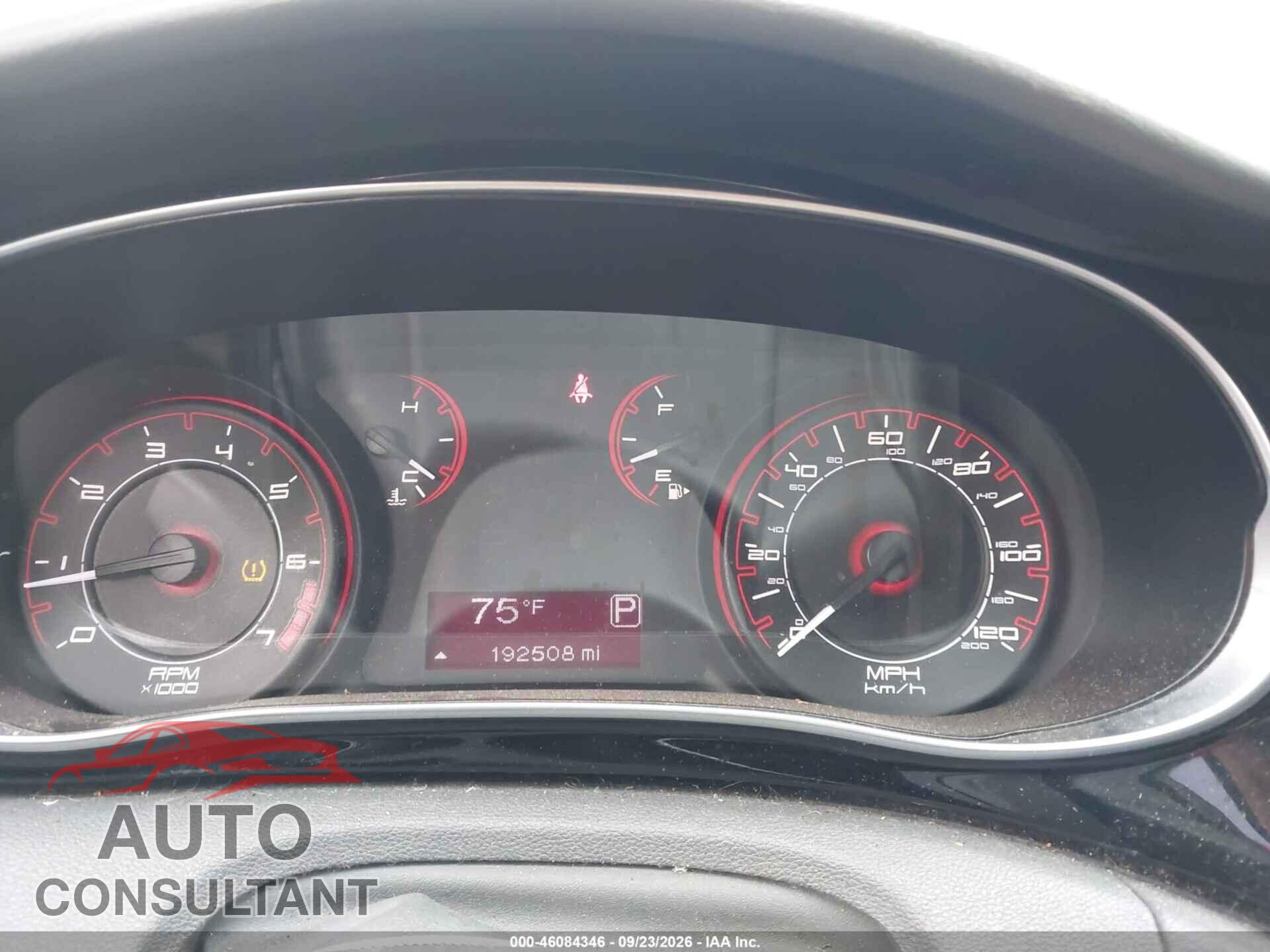 DODGE DART 2013 - 1C3CDFBA3DD107217