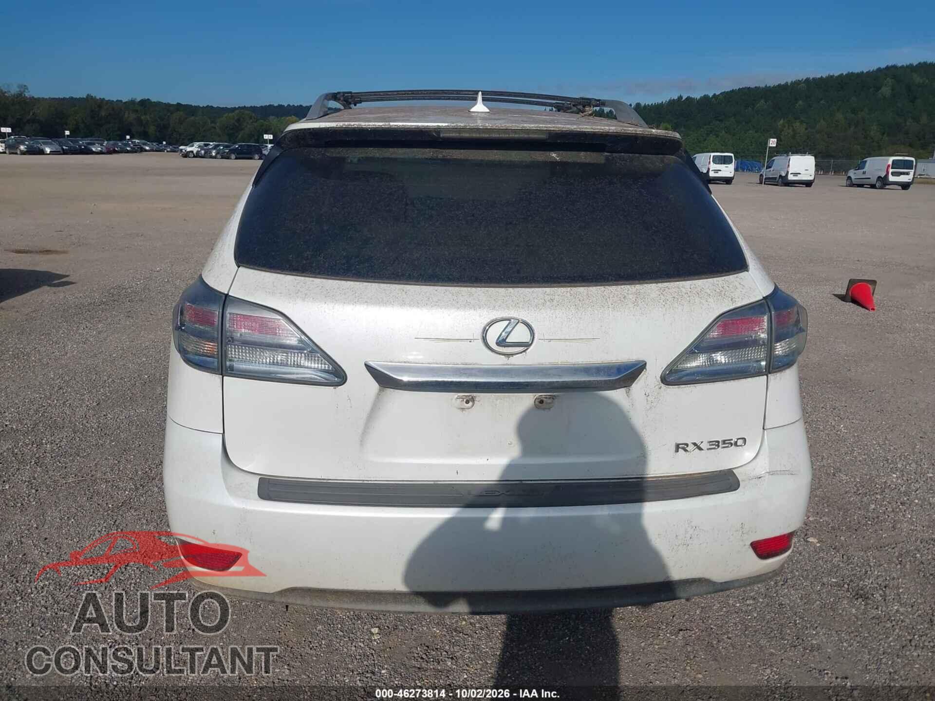 LEXUS RX 350 2011 - 2T2ZK1BA2BC056796
