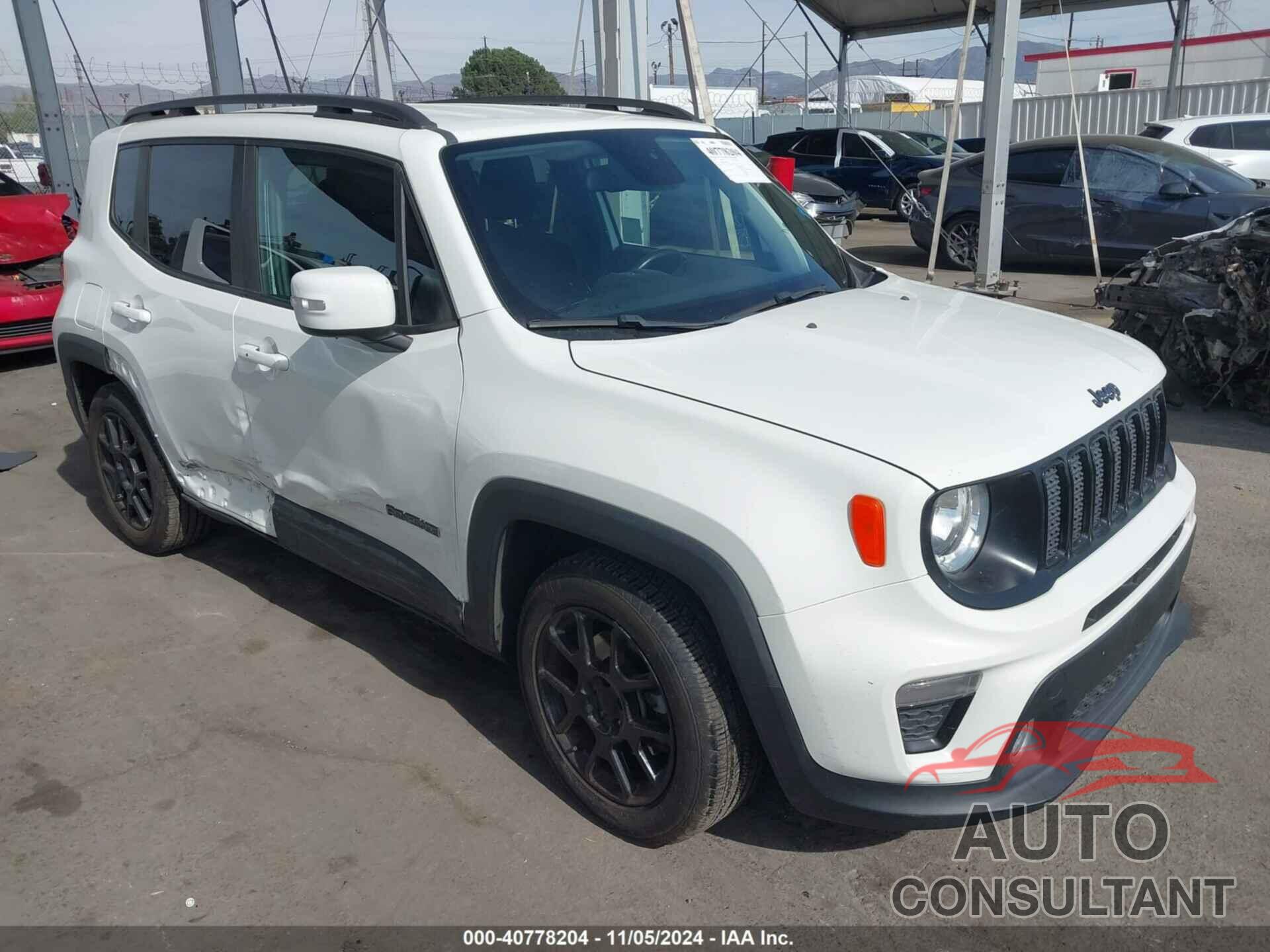 JEEP RENEGADE 2019 - ZACNJABB3KPK68476
