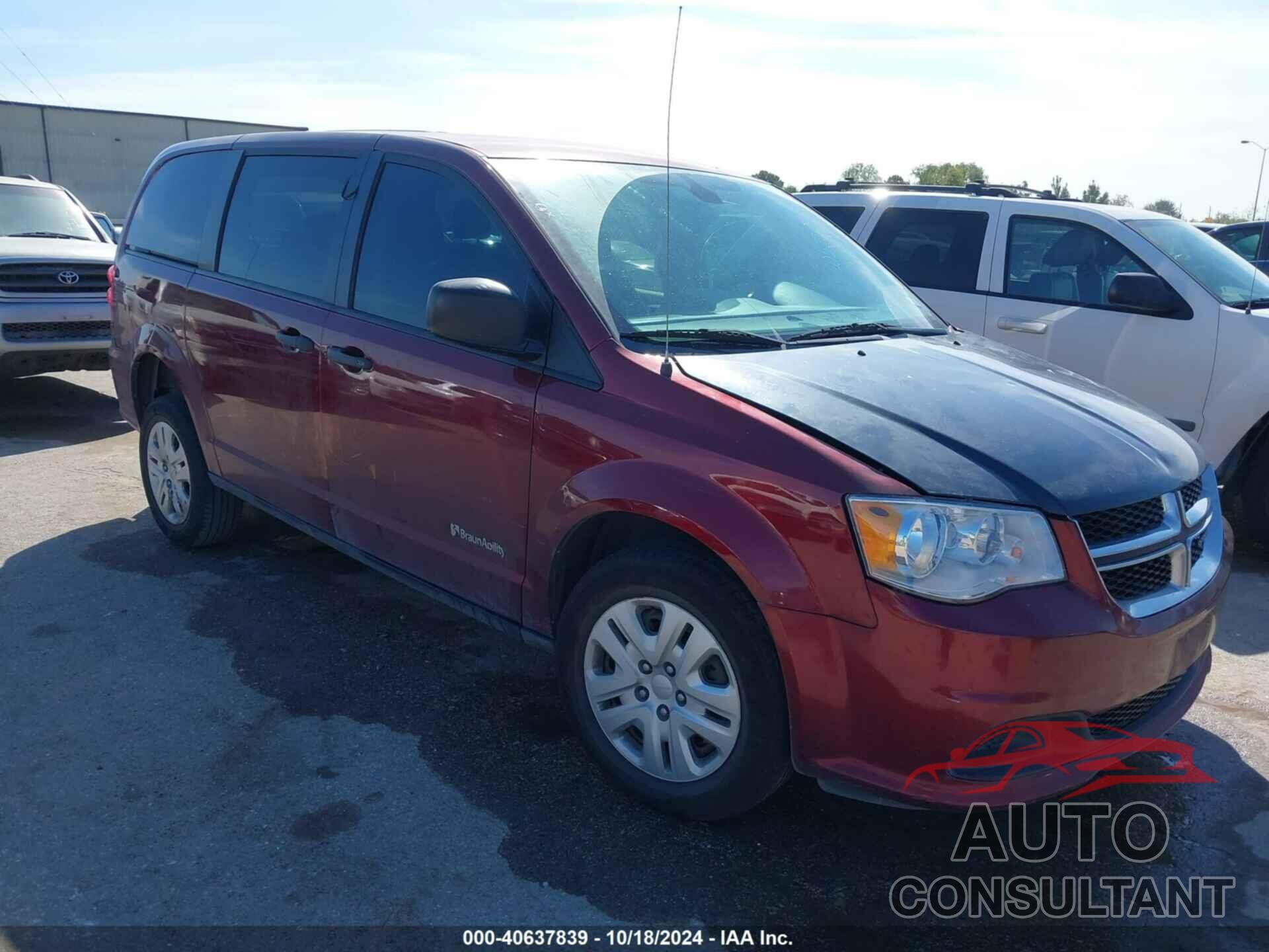 DODGE GRAND CARAVAN 2019 - 2C7WDGBGXKR605706