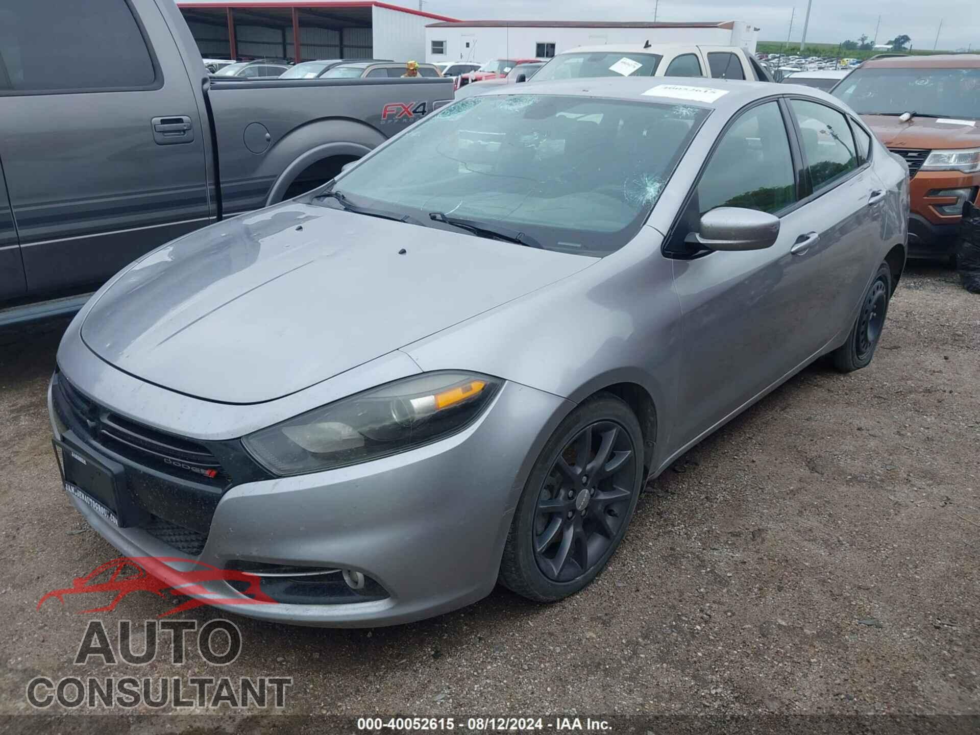 DODGE DART 2015 - 1C3CDFBB6FD299549