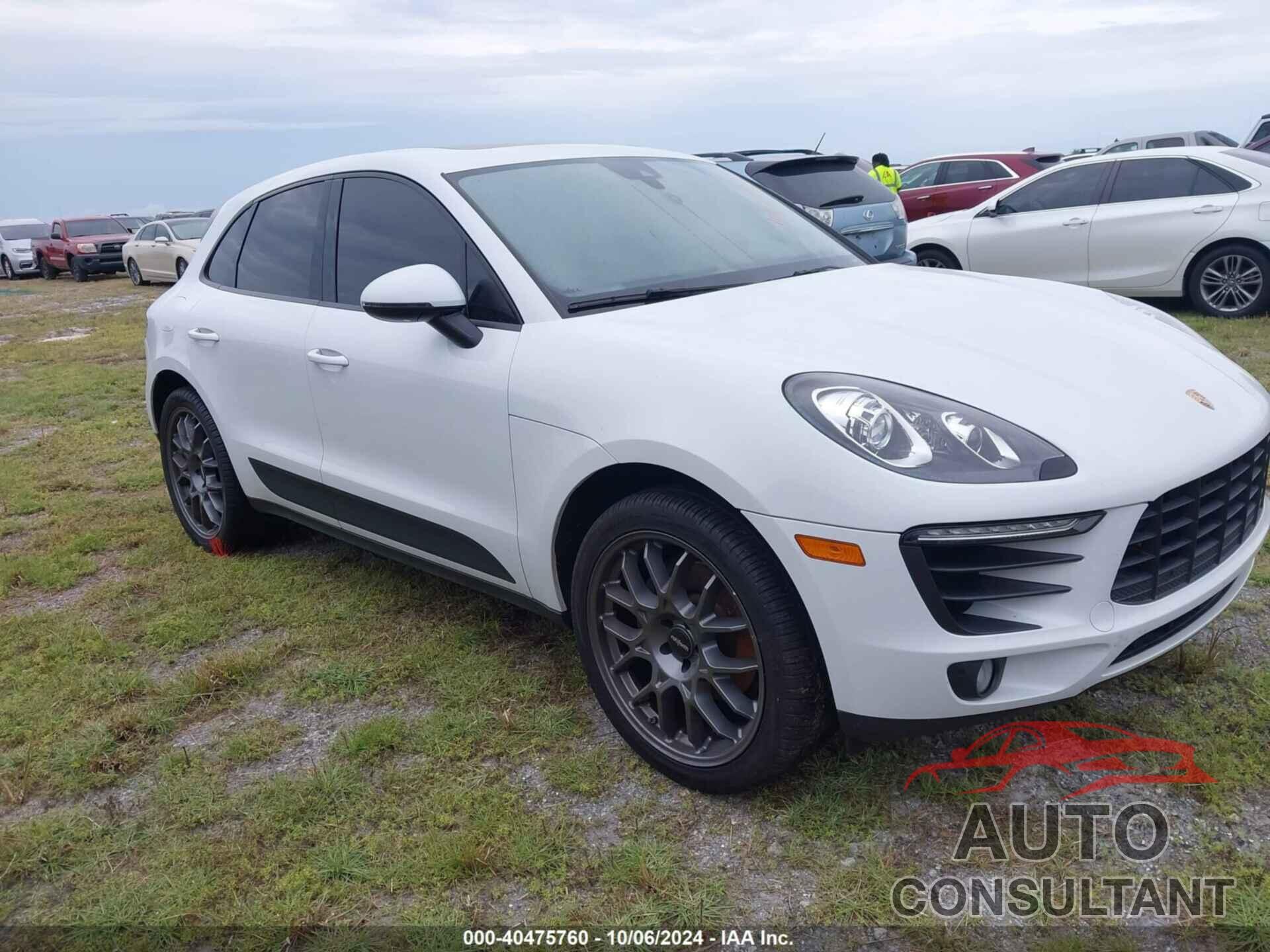 PORSCHE MACAN 2017 - WP1AA2A57HLB04808