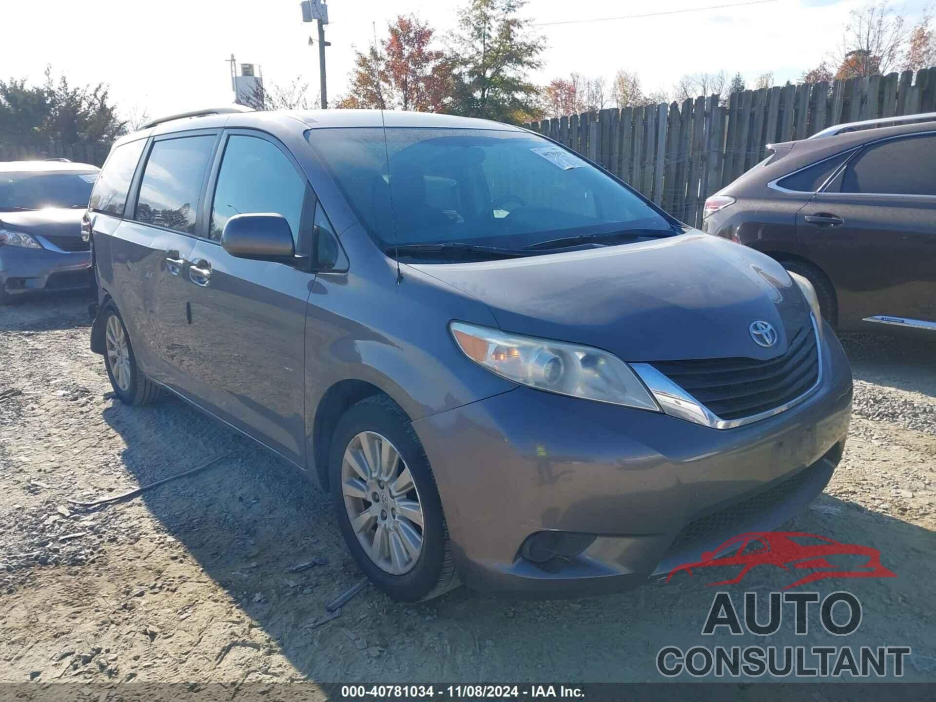 TOYOTA SIENNA 2012 - 5TDJK3DC0CS030265