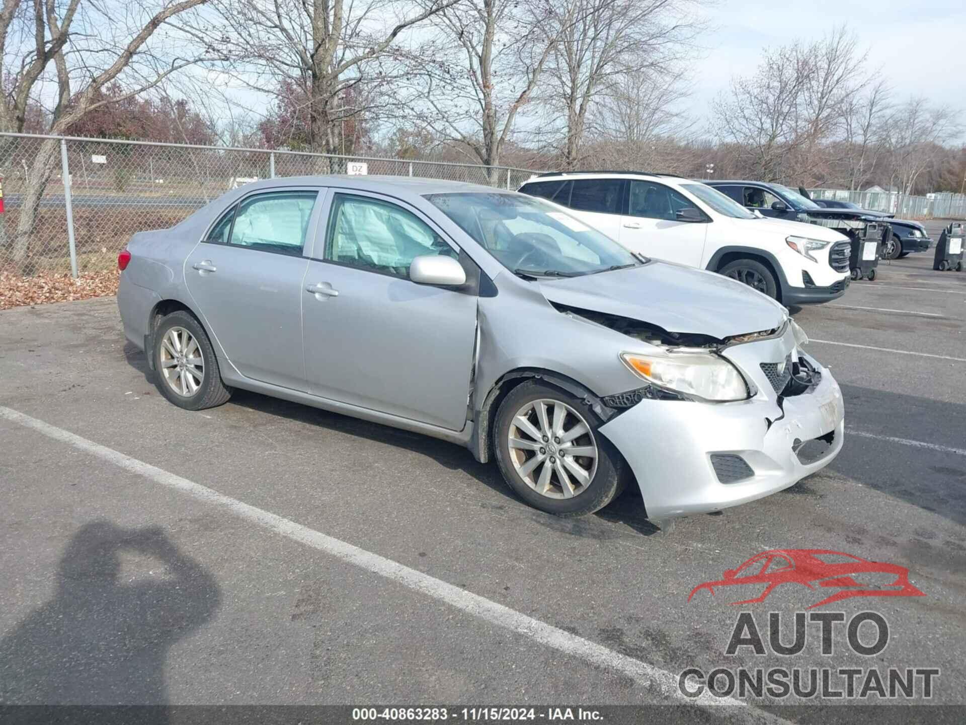 TOYOTA COROLLA 2009 - JTDBL40E59J042626