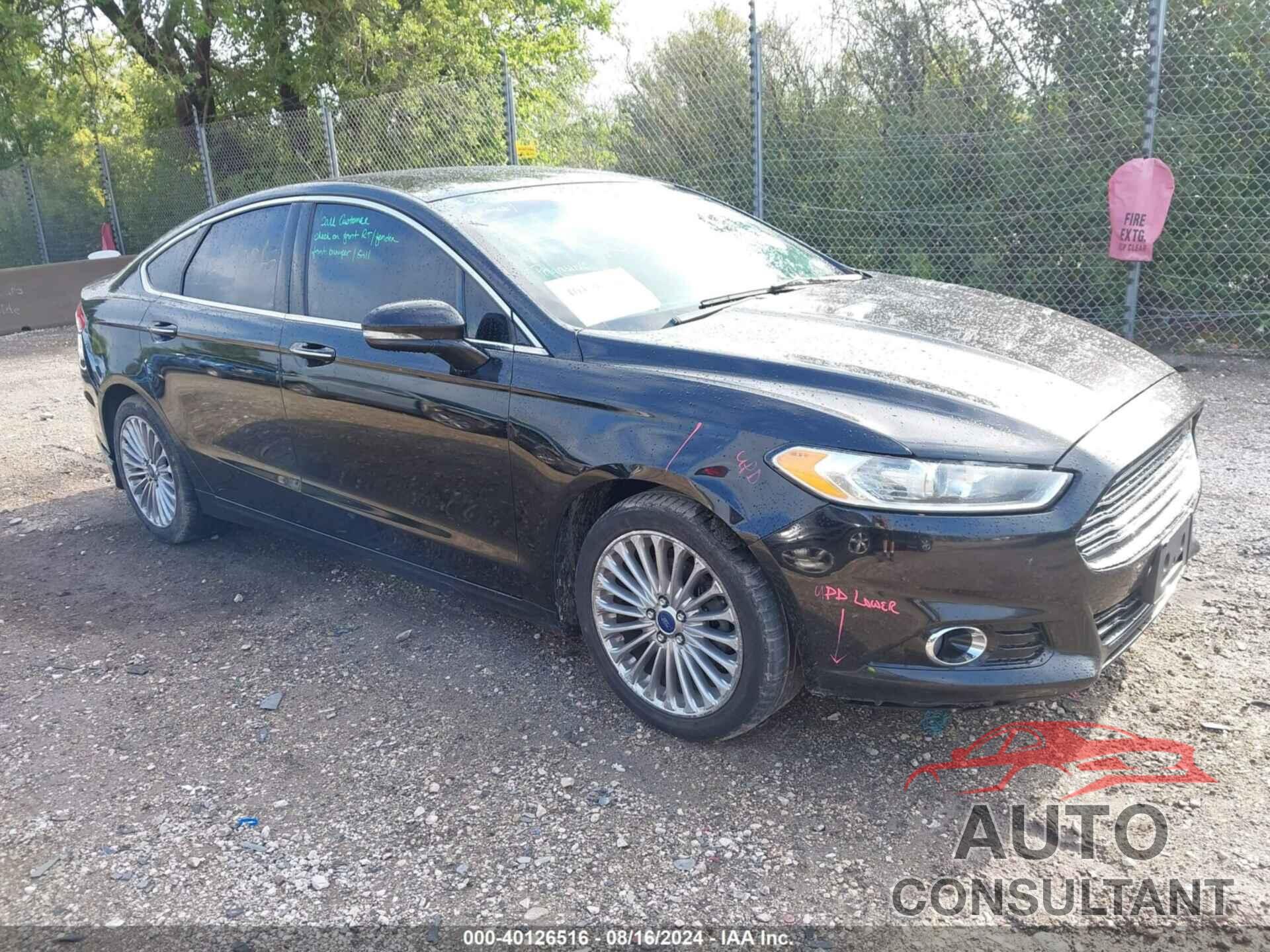 FORD FUSION 2016 - 3FA6P0K92GR151293