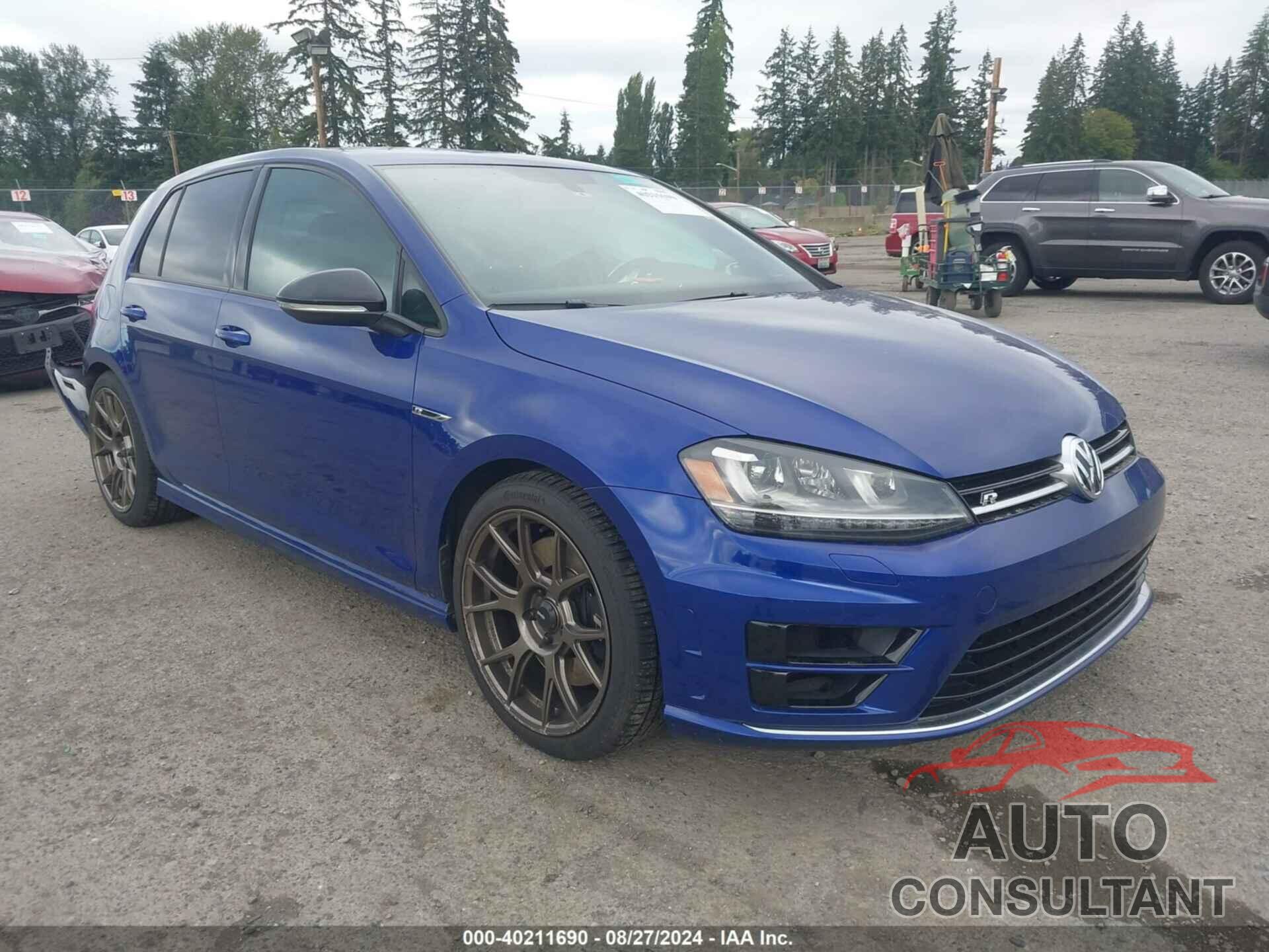 VOLKSWAGEN GOLF R 2016 - WVWUF7AU8GW189496