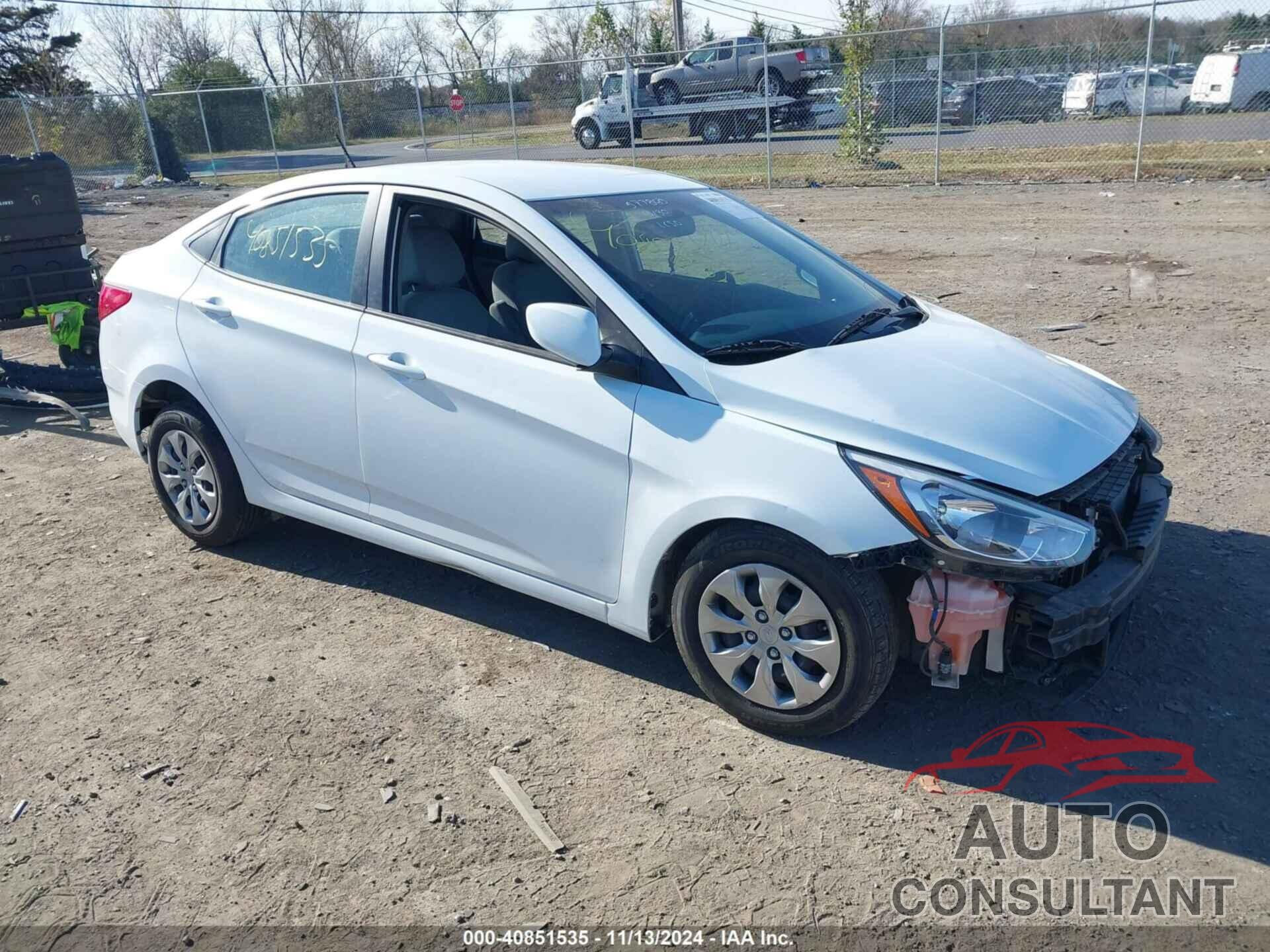 HYUNDAI ACCENT 2017 - KMHCT4AEXHU338771