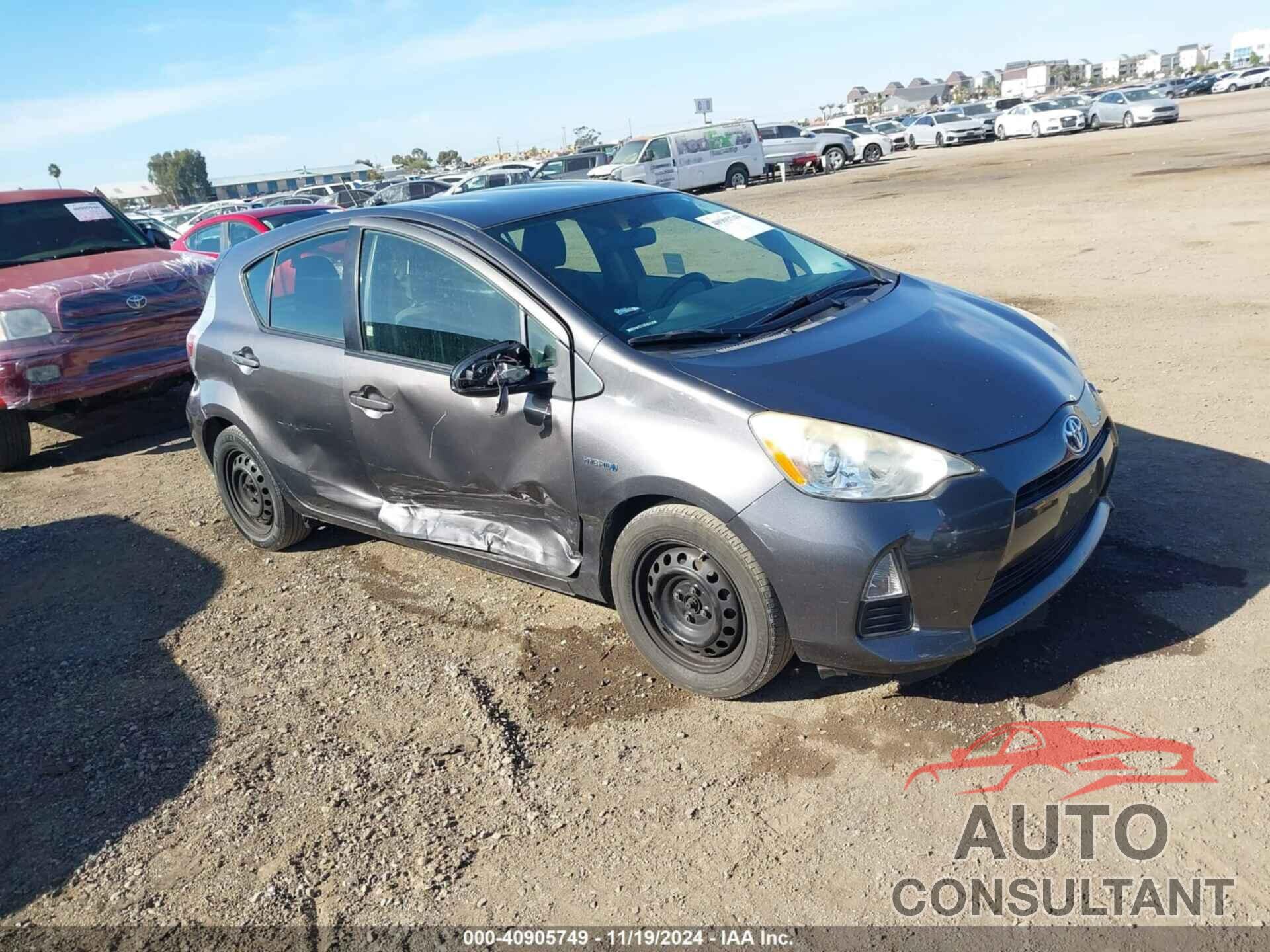TOYOTA PRIUS C 2013 - JTDKDTB37D1533288