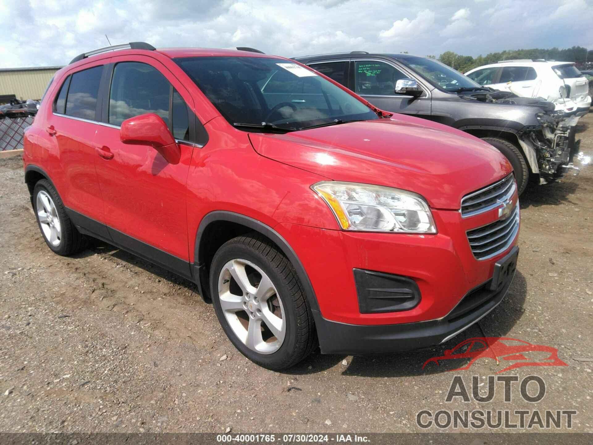 CHEVROLET TRAX 2016 - KL7CJPSB4GB553361