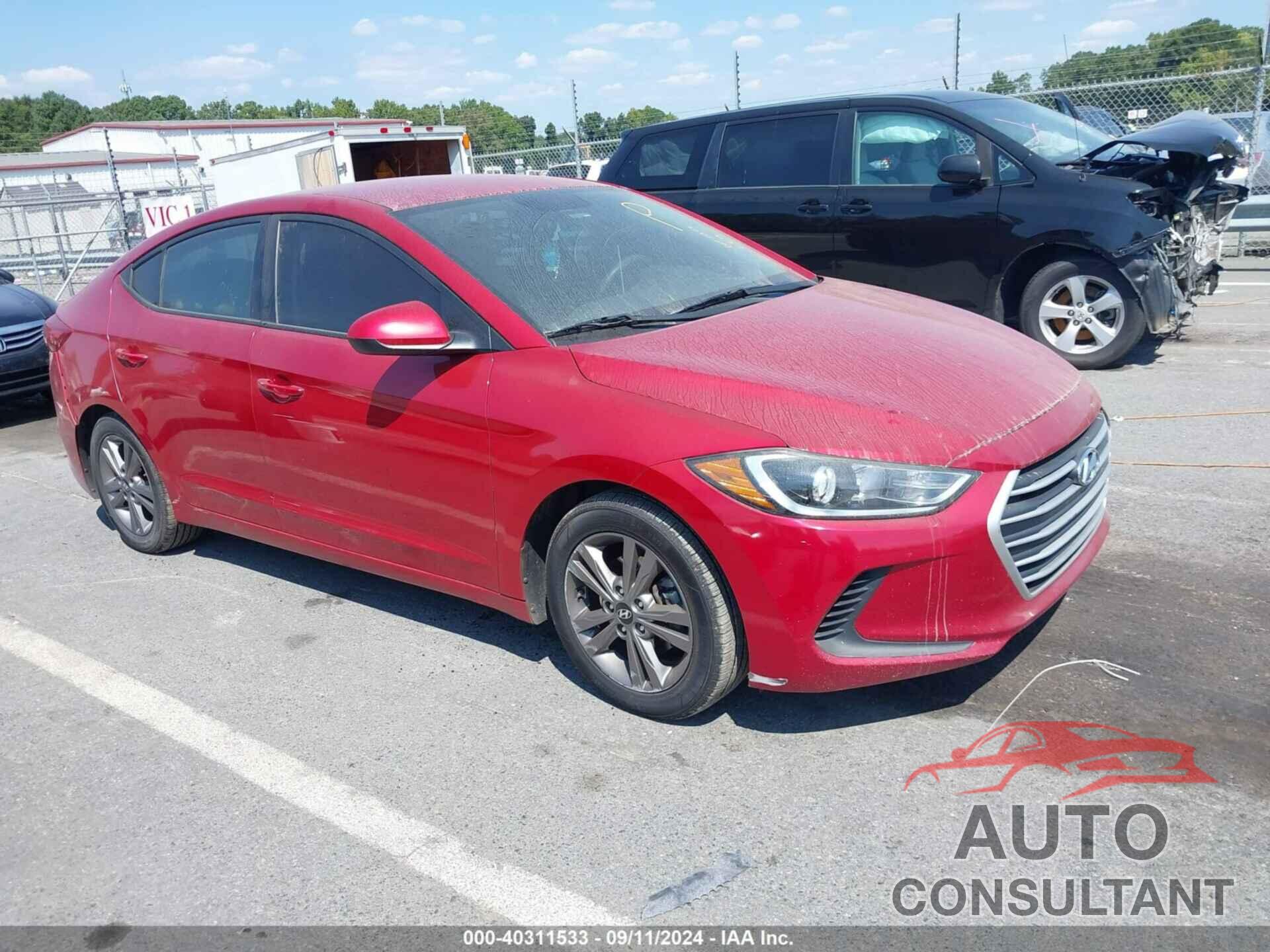 HYUNDAI ELANTRA 2017 - 5NPD84LF1HH136878