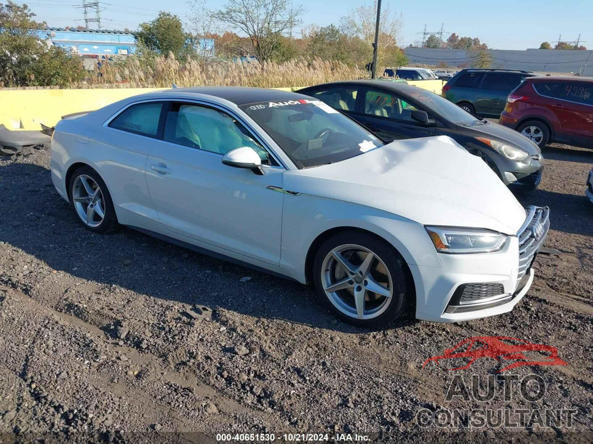 AUDI A5 2019 - WAUSNAF52KA016374