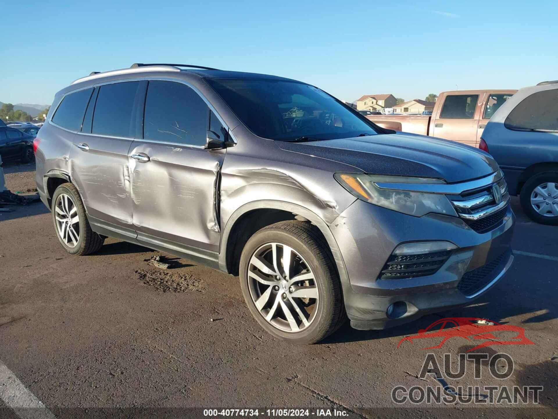 HONDA PILOT 2016 - 5FNYF5H95GB017910