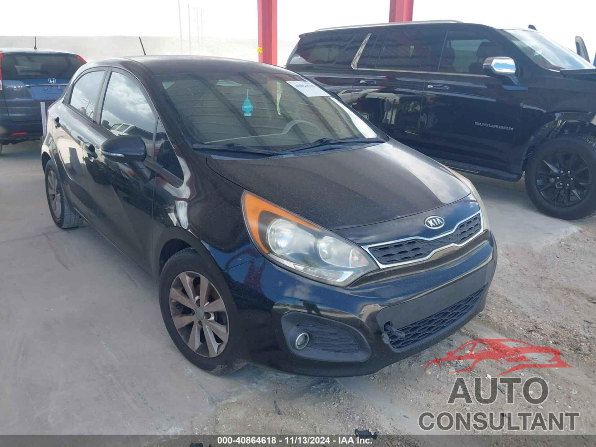 KIA RIO5 2012 - KNADN5A38C6021511