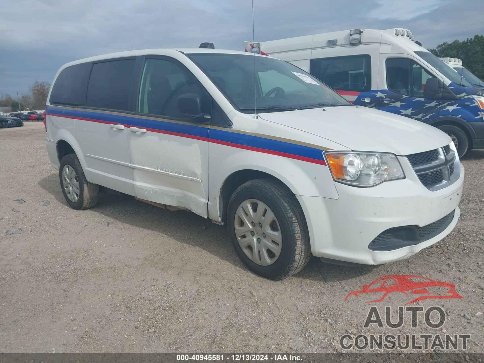 DODGE GRAND CARAVAN 2017 - 2C4RDGBG1HR853412