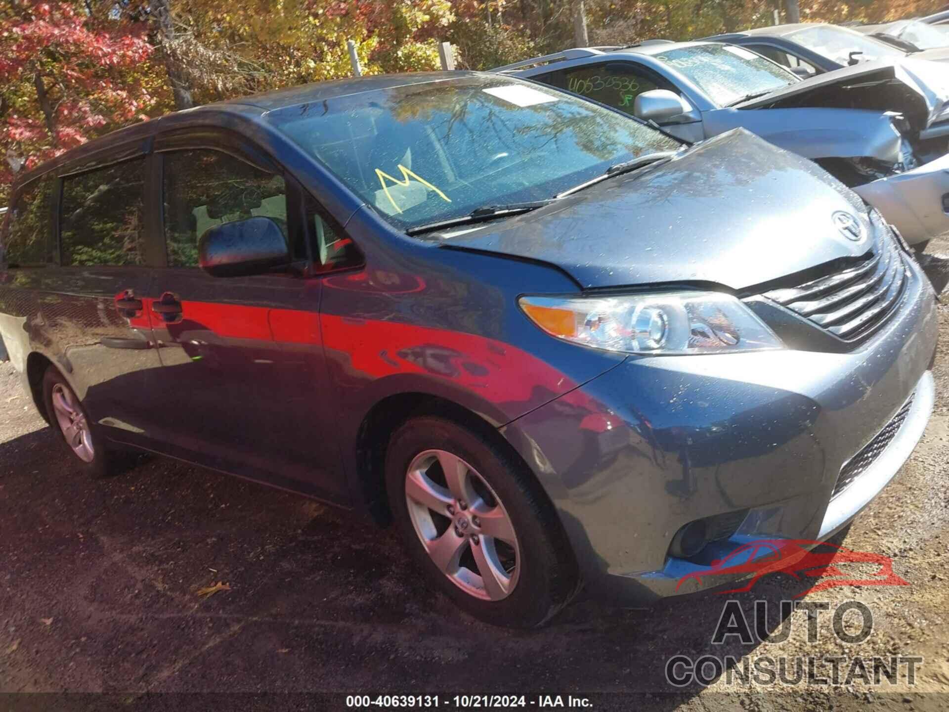 TOYOTA SIENNA 2016 - 5TDZK3DC6GS738089