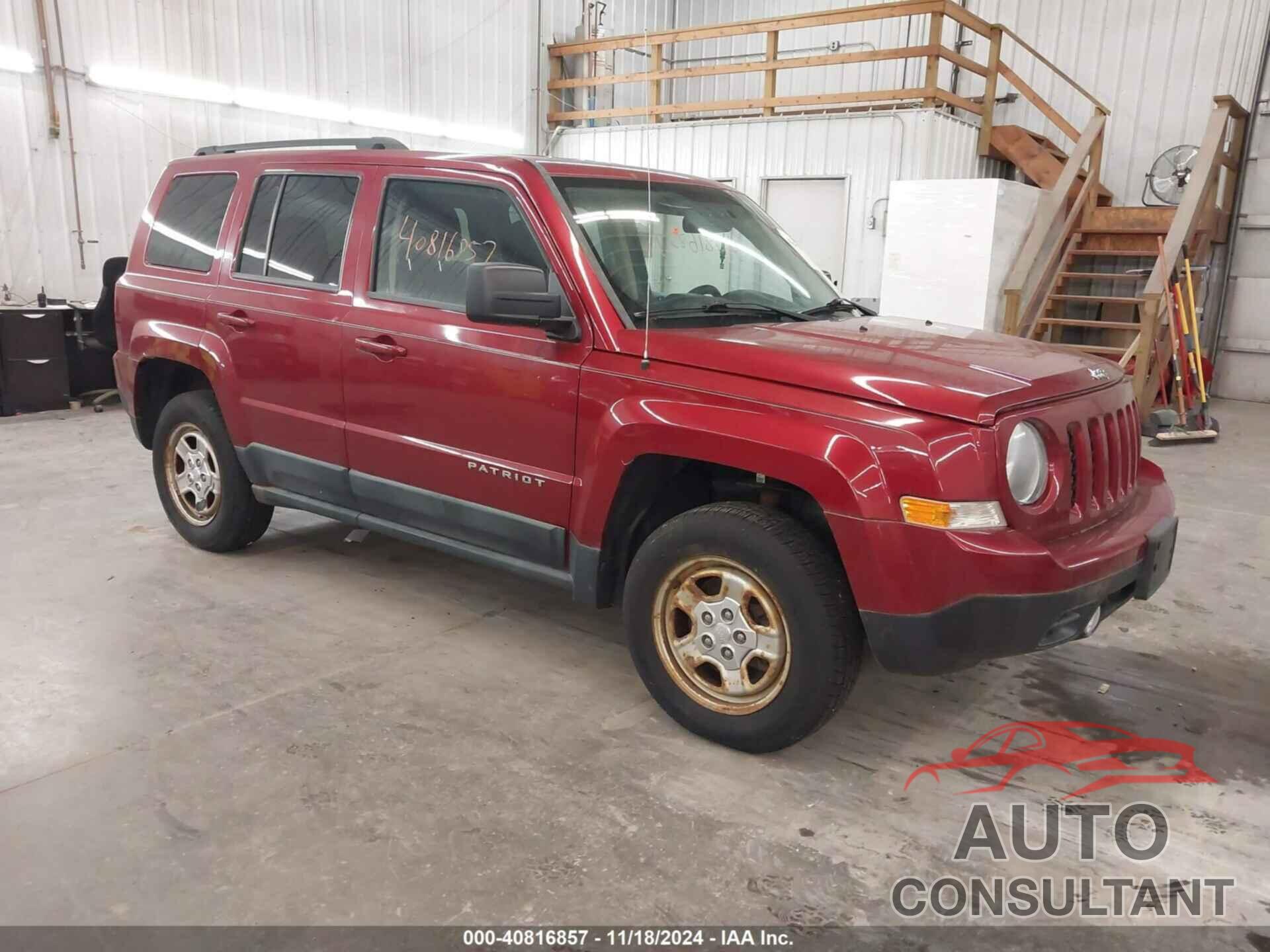 JEEP PATRIOT 2011 - 1J4NF1GB5BD192958