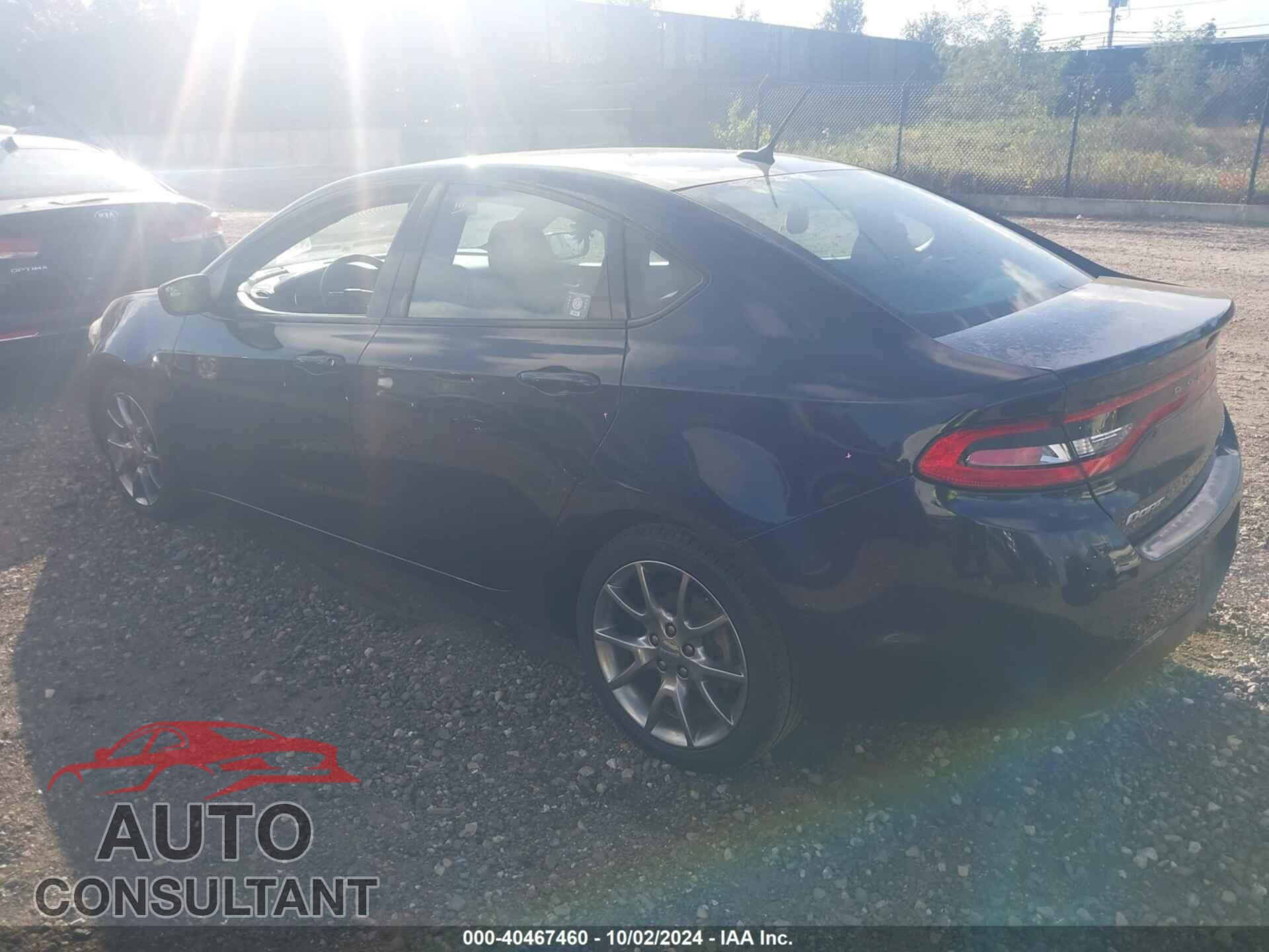 DODGE DART 2015 - 1C3CDFBB3FD173777