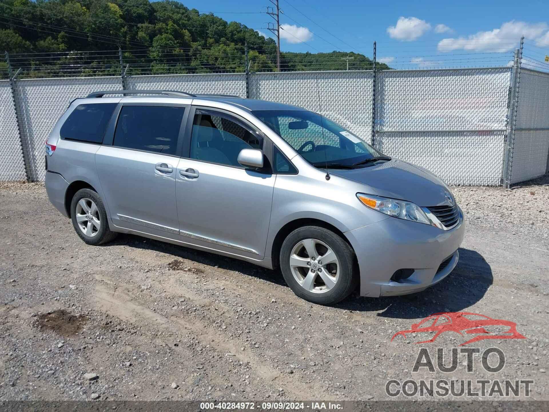 TOYOTA SIENNA 2012 - 5TDKK3DCXCS264787