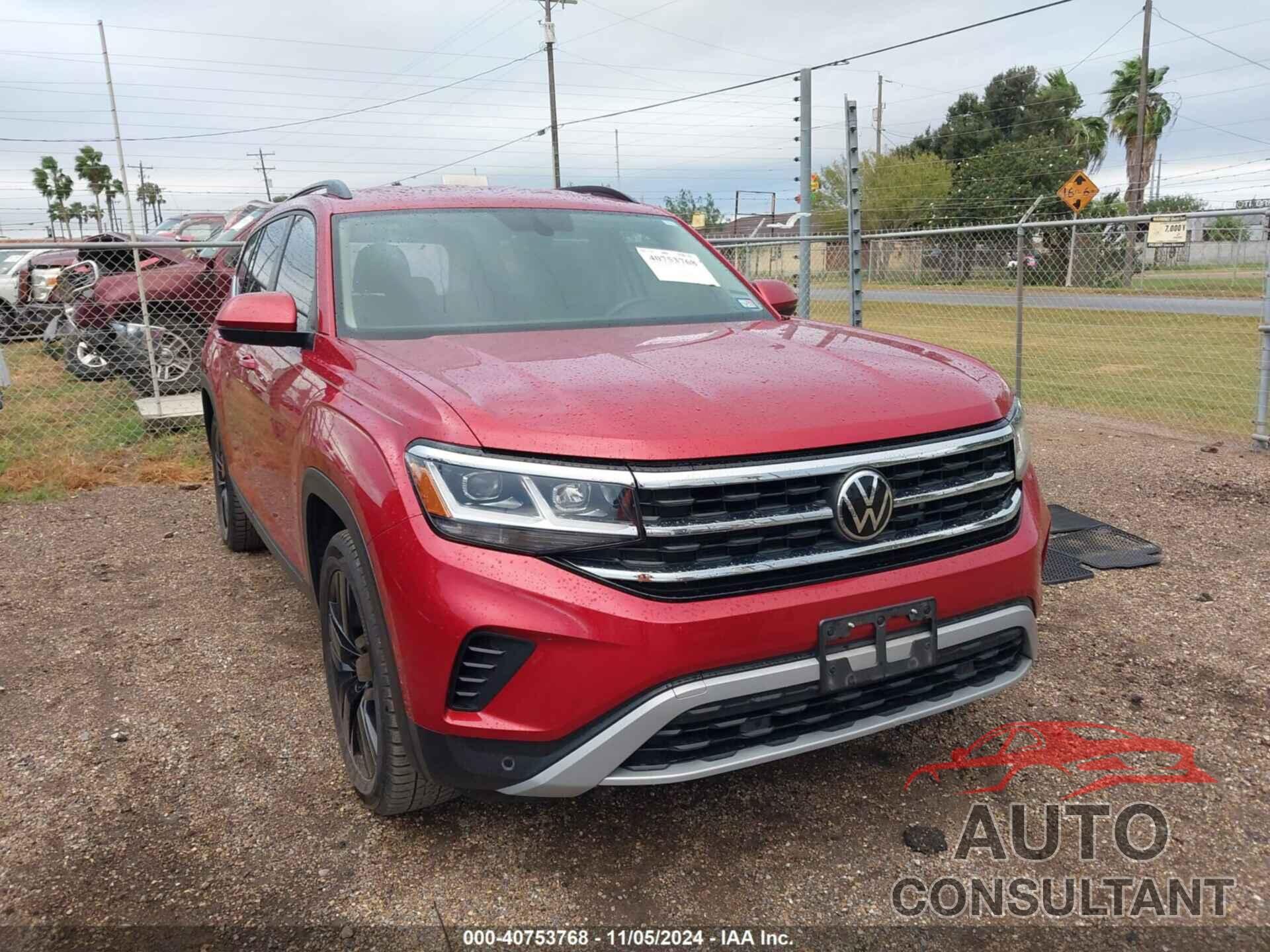 VOLKSWAGEN ATLAS 2022 - 1V2WR2CA9NC563780