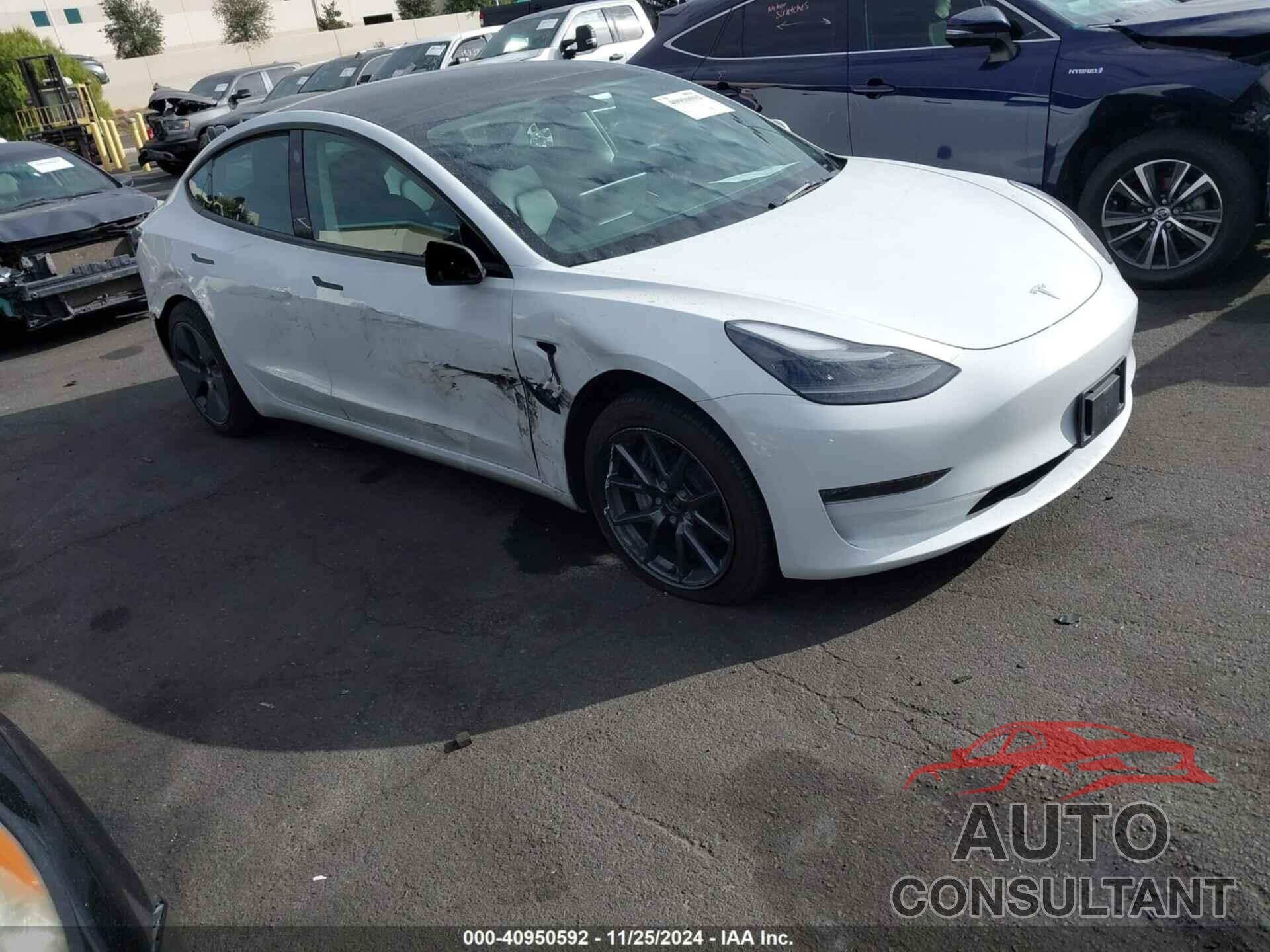 TESLA MODEL 3 2022 - 5YJ3E1EB9NF193479