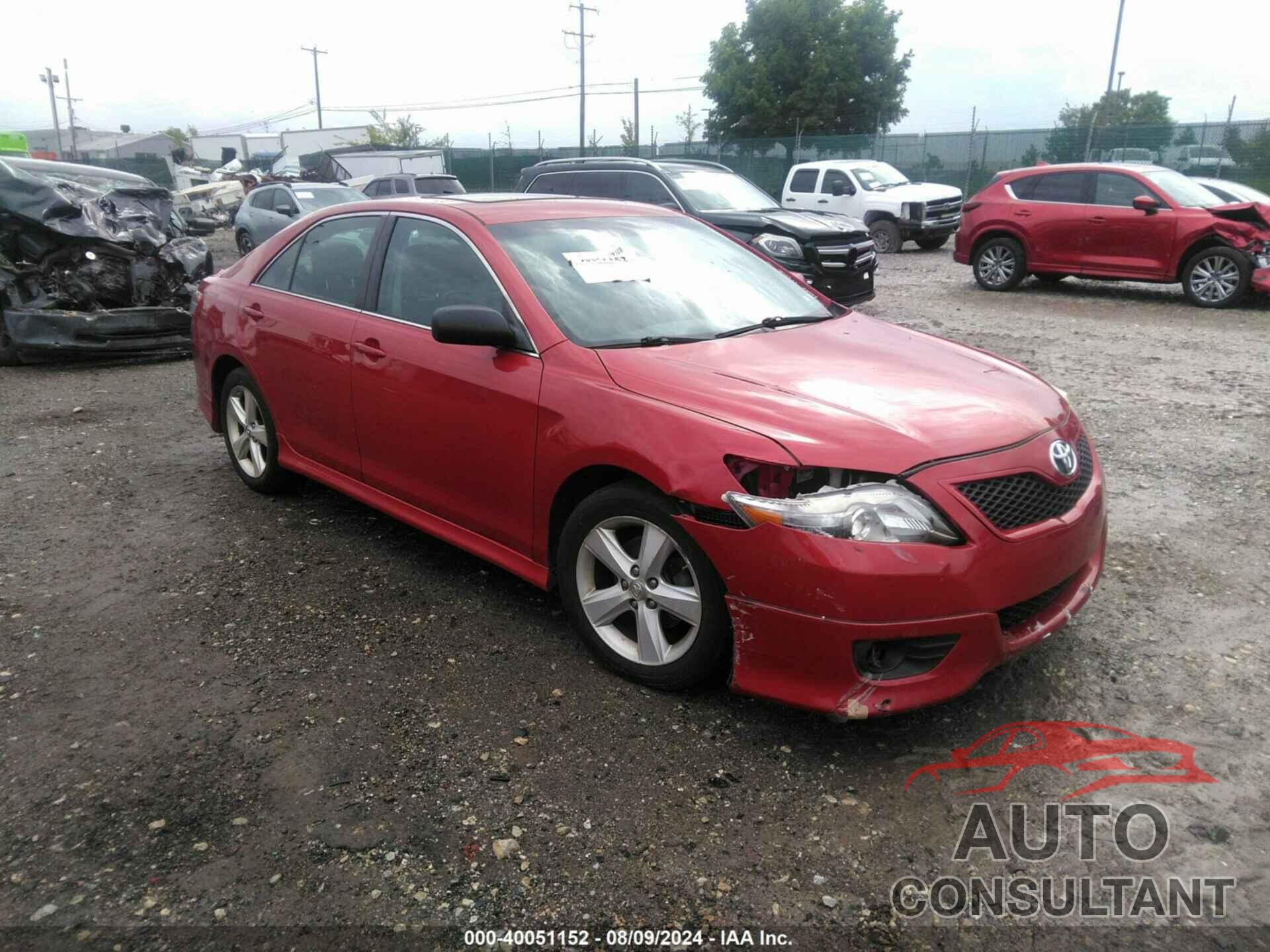 TOYOTA CAMRY 2010 - 4T1BF3EK7AU513481