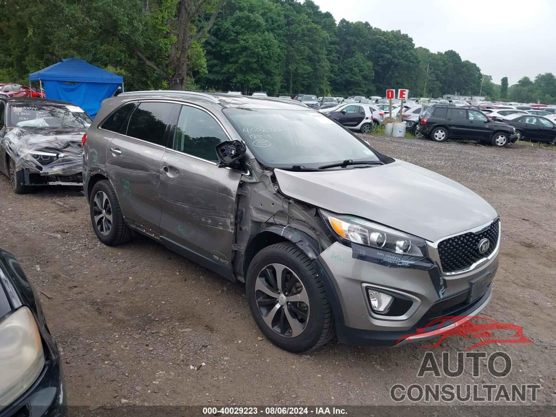 KIA SORENTO 2017 - 5XYPHDA50HG193233