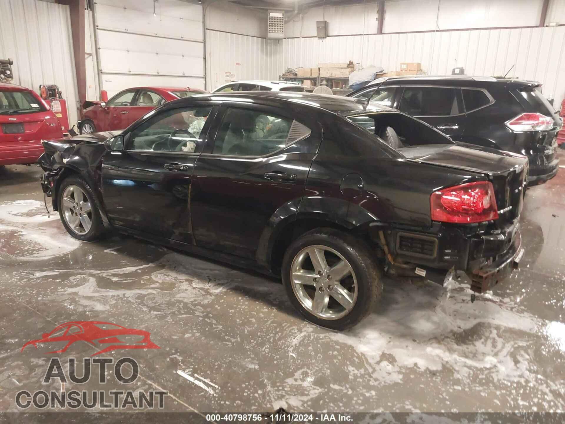 DODGE AVENGER 2011 - 1B3BD2FBXBN544627