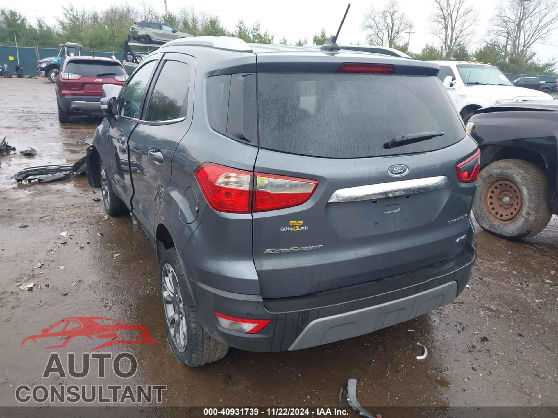 FORD ECOSPORT 2019 - MAJ6S3KL0KC251041