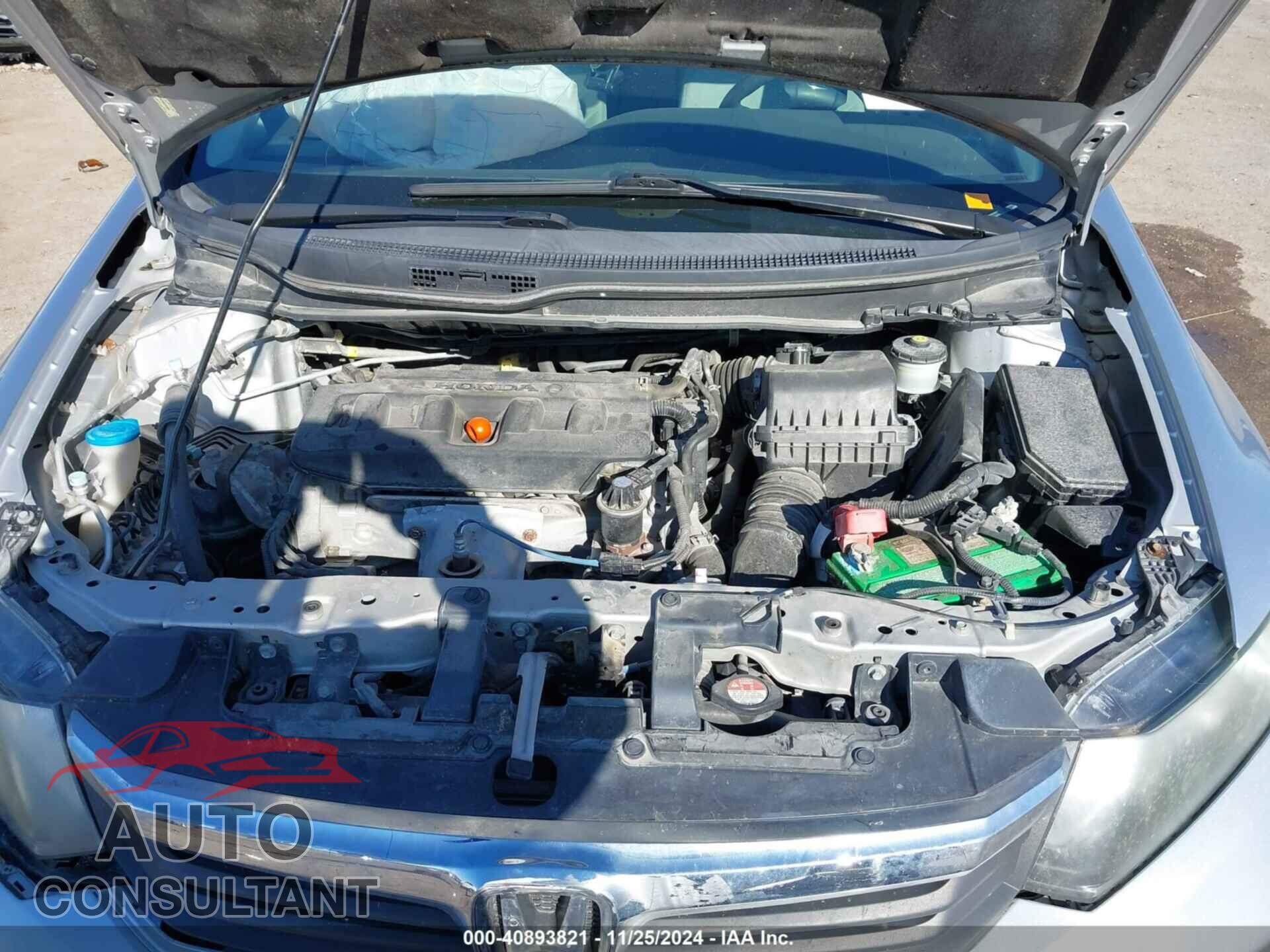 HONDA CIVIC 2012 - 19XFB2F88CE099997