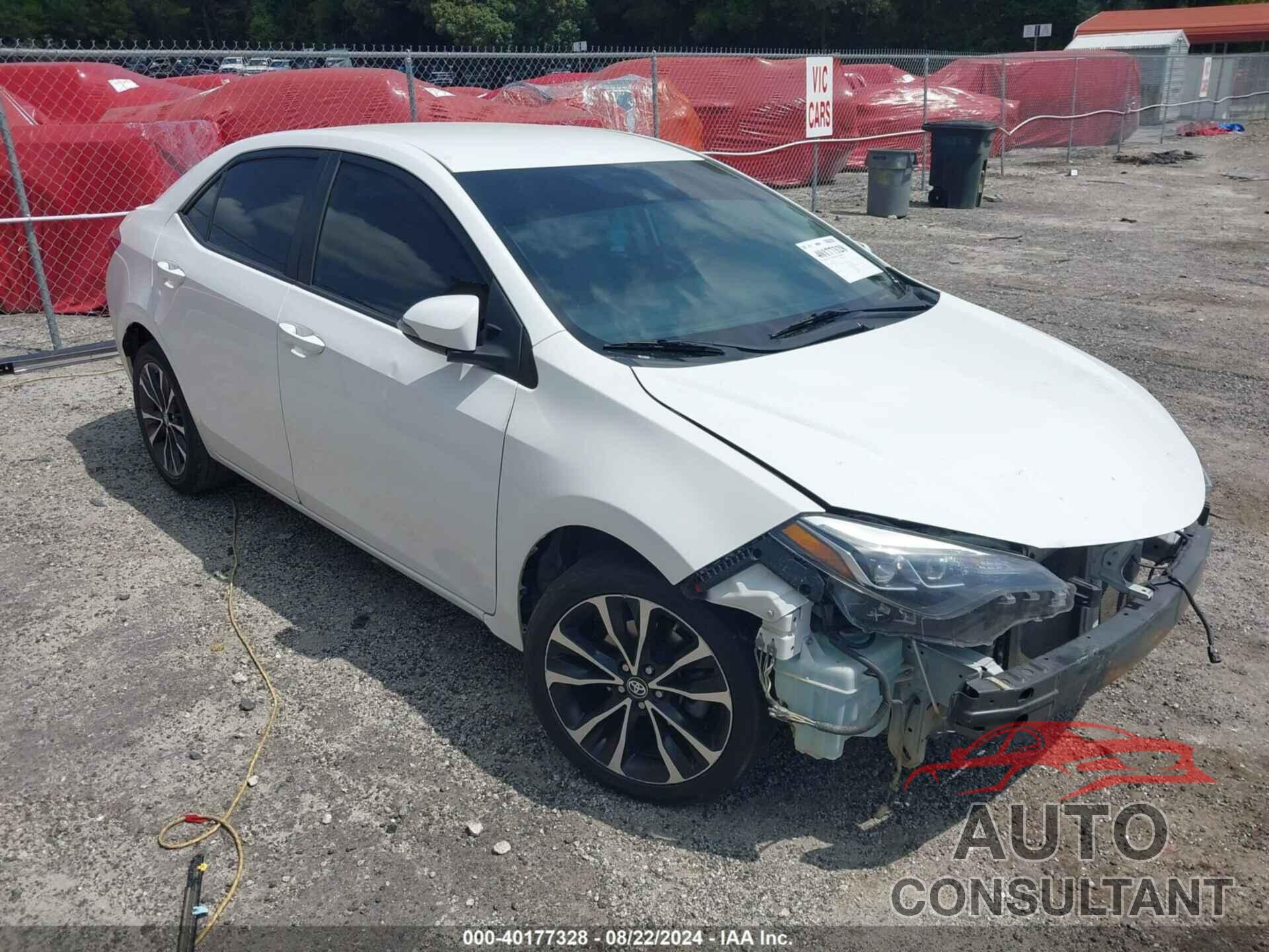 TOYOTA COROLLA 2019 - 5YFBURHE4KP927013