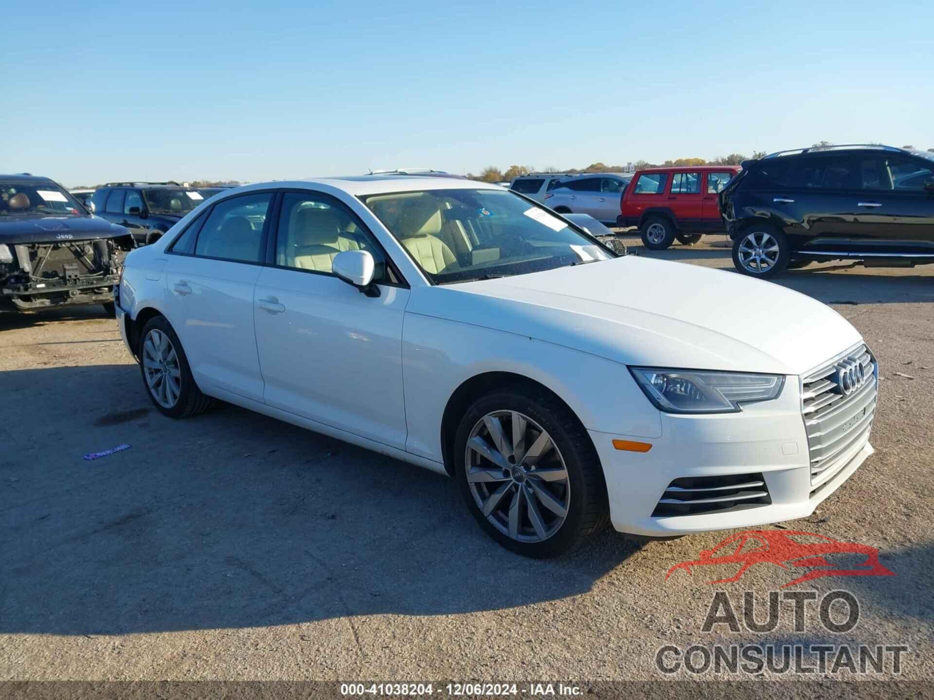 AUDI A4 2017 - WAUGMAF44HN064489