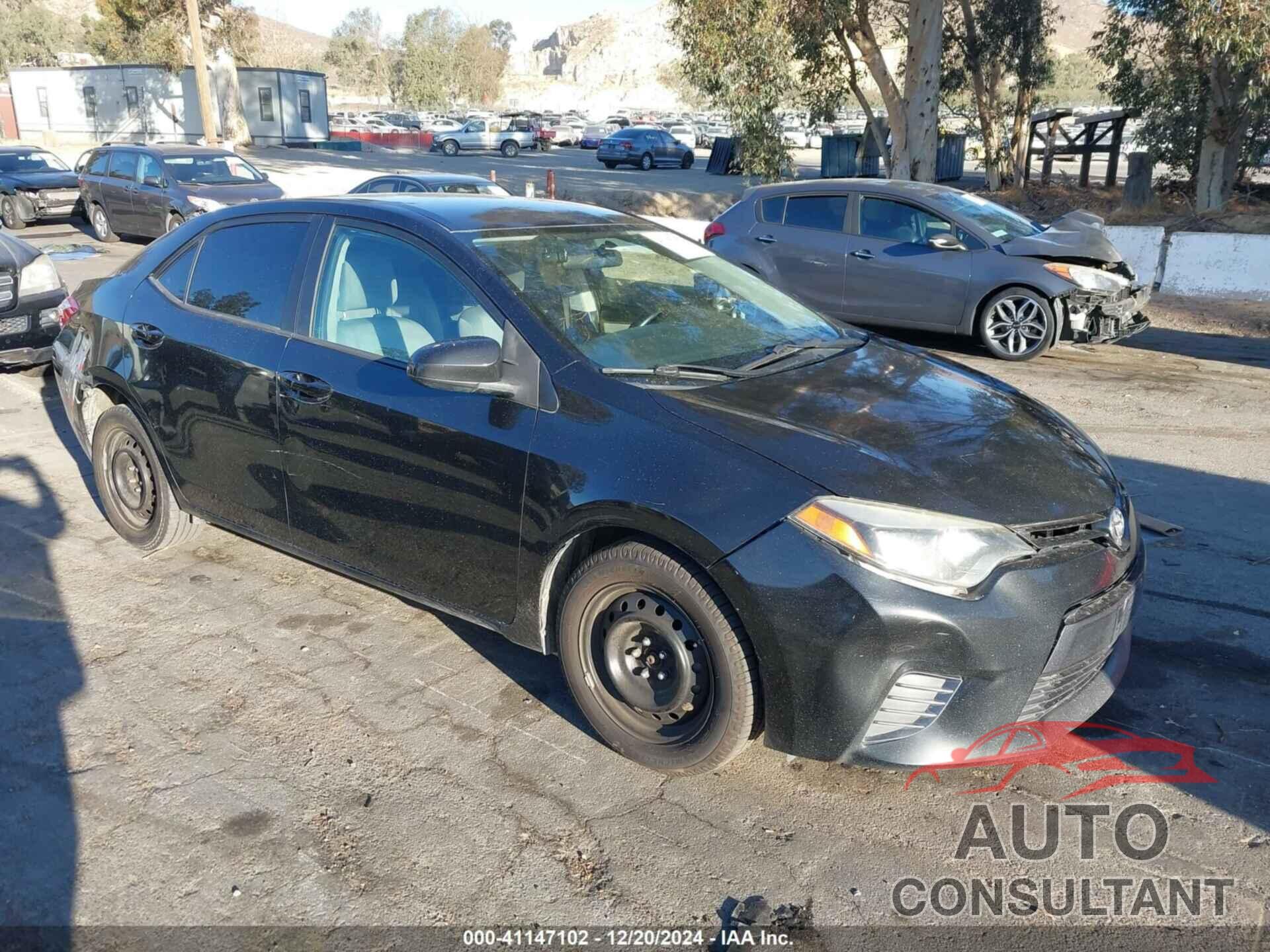 TOYOTA COROLLA 2015 - 5YFBURHE3FP210088